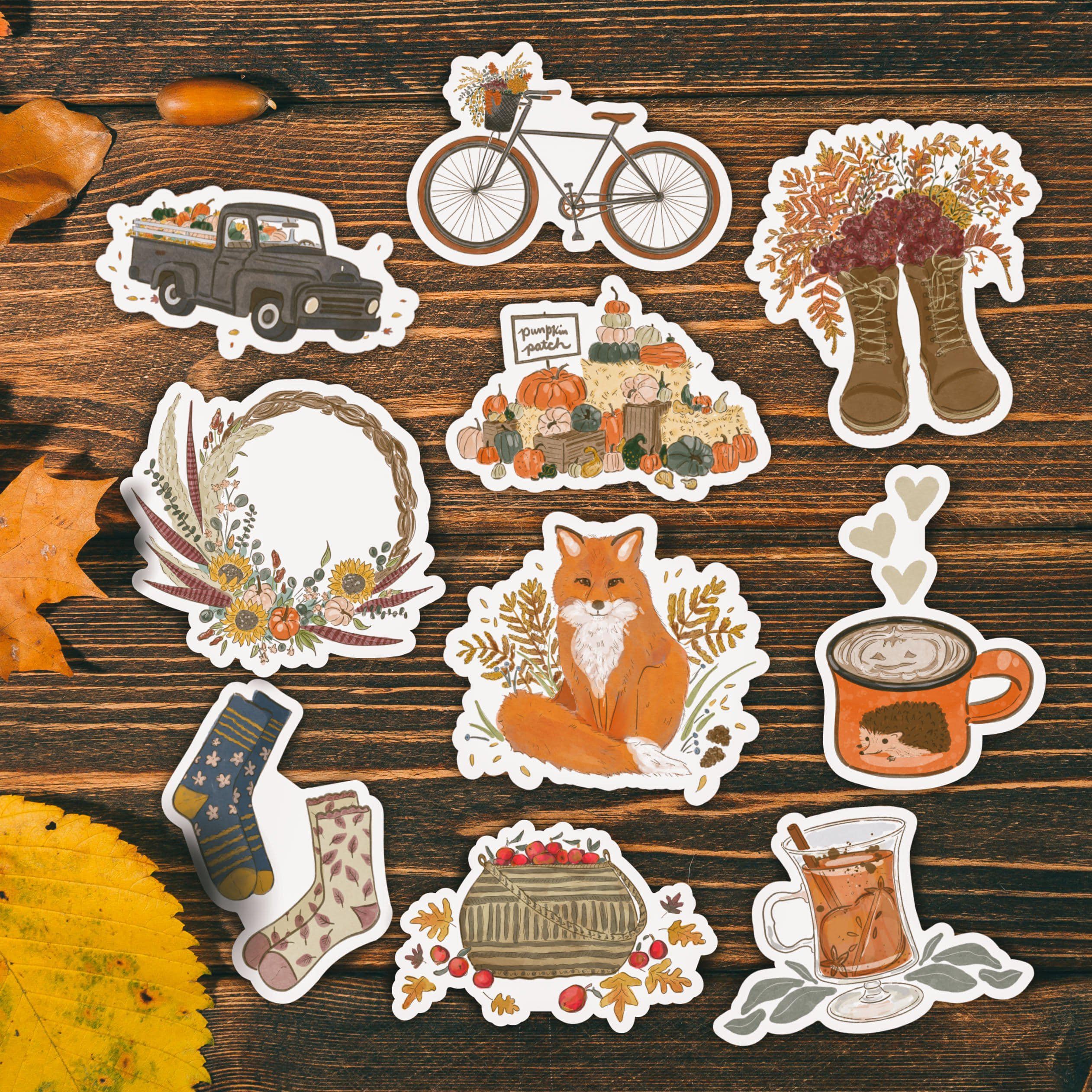  Fall Sticker 10 Pack、mySite、elrpsem3k