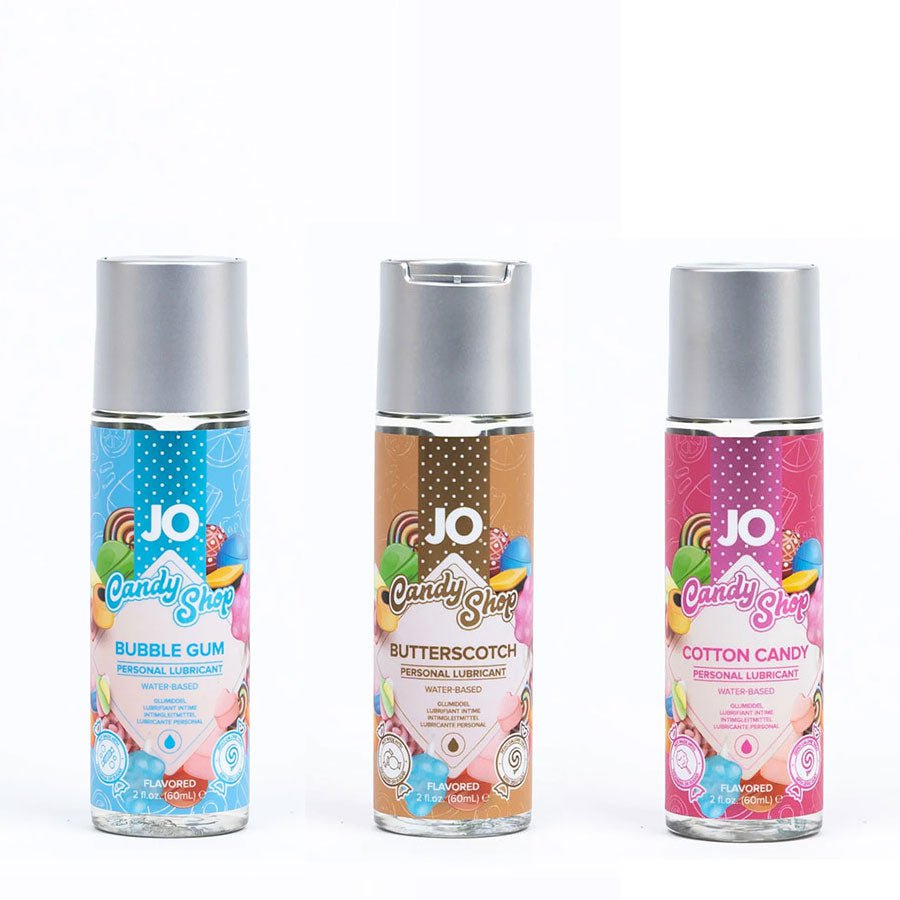 System Jo Candy Shop Flavored Water-Based Edible Lube 2 oz、mySite、bottomscart