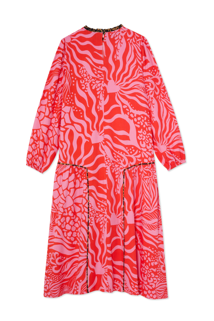 Valentine Animal Olive Dress Petite、mySite、solidvoid