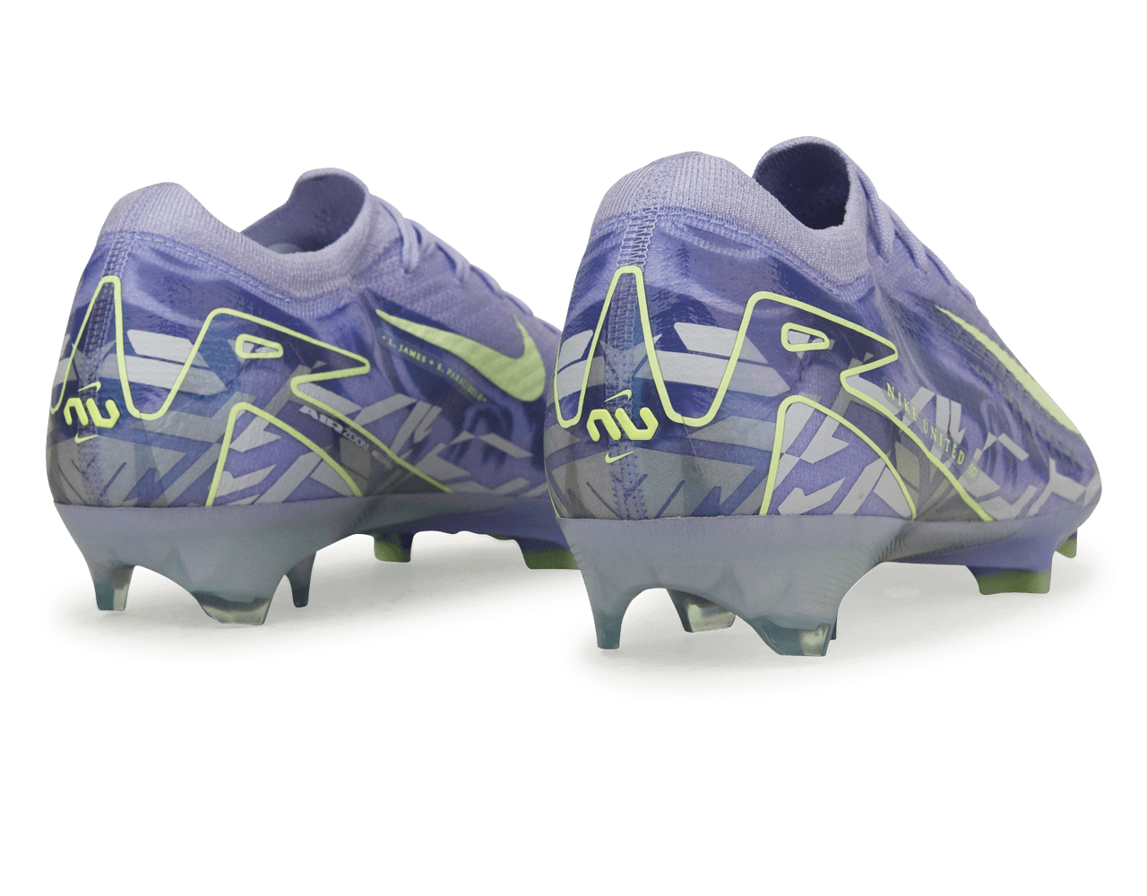 Nike Men's United Mercurial Vapor 16 Elite FG Purple Agate/Barely Volt、mySite、noshort