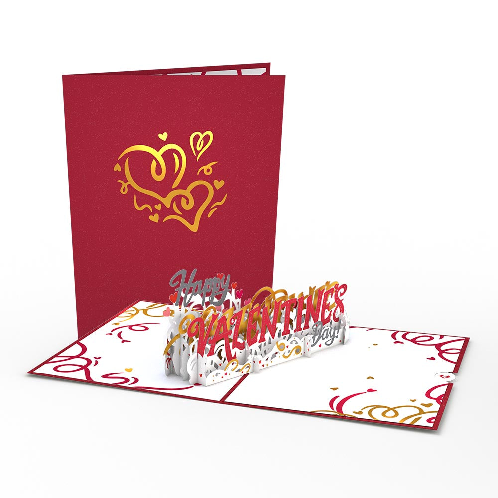 Happy Valentine’s Day Pop-Up Card、mySite、solidvoid