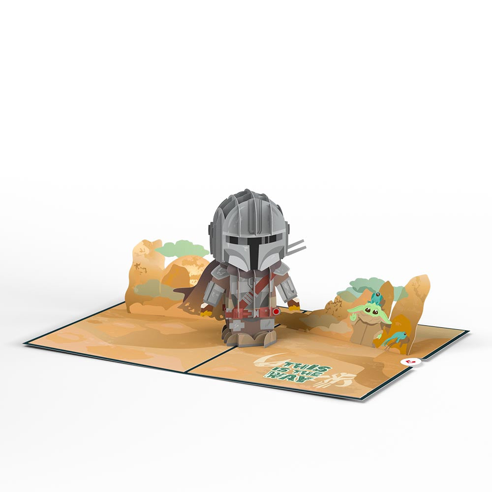 Star Wars™ The Mandalorian™ Legendary Warrior Birthday Pop-Up Card、mySite、solidvoid