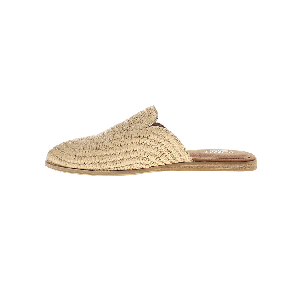 Jade Raffia Mule Flats、mySite、gtrtttuynbv