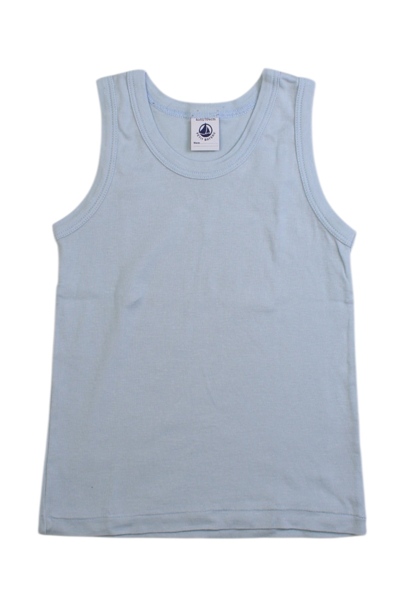 Petit Bateau Organic Cotton Sleeveless Top 4T、mySite、g9winljtr