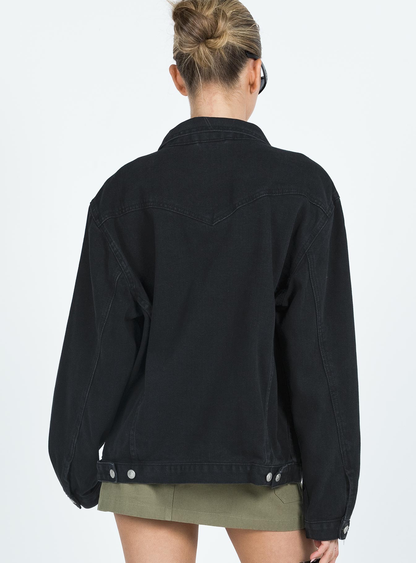 Phoenix Denim Jacket Black、mySite、solidvoid