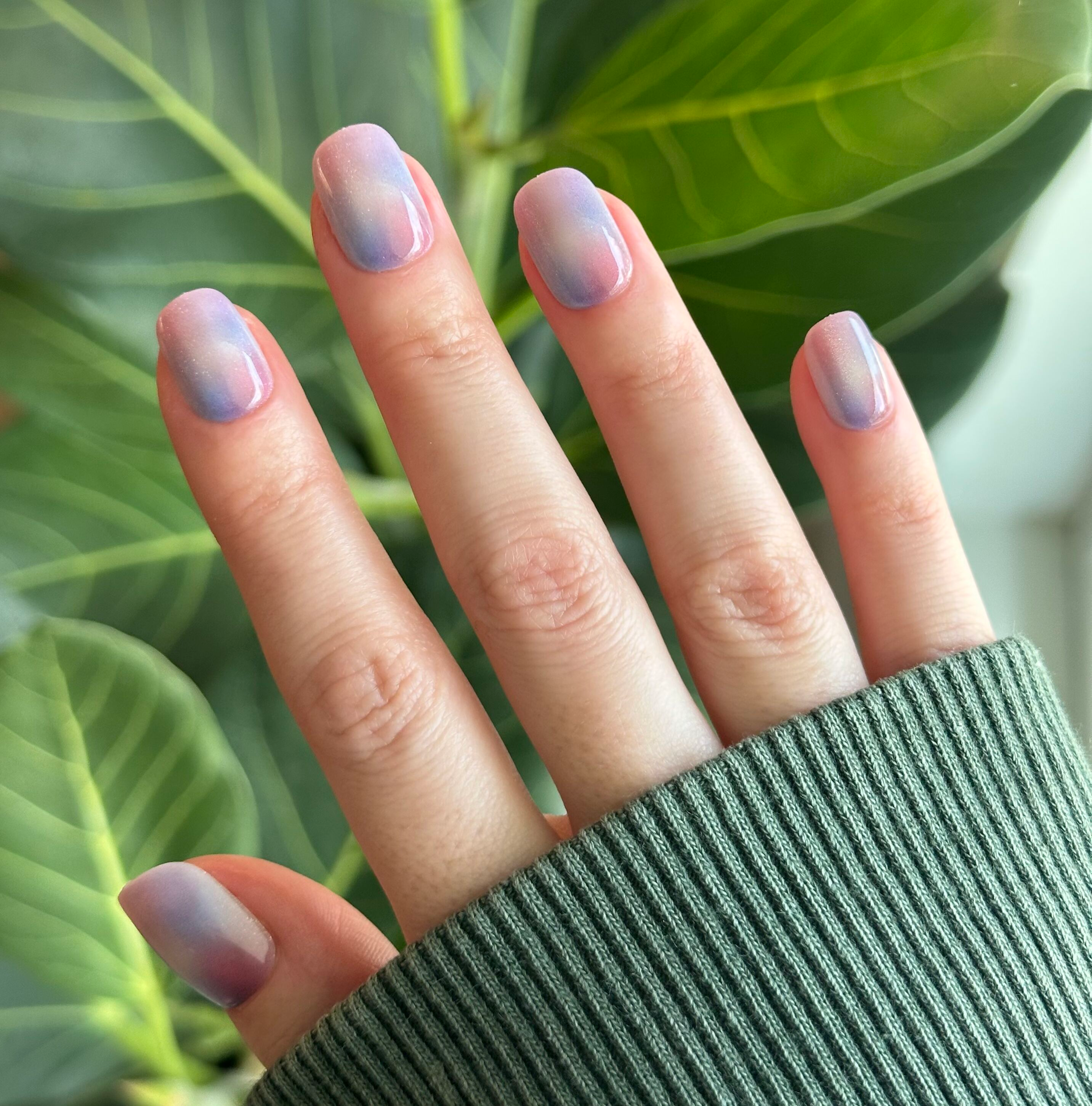 Fairy Velvet | Extra Short | Squoval - Tab Press-On、mySite、solidvoid