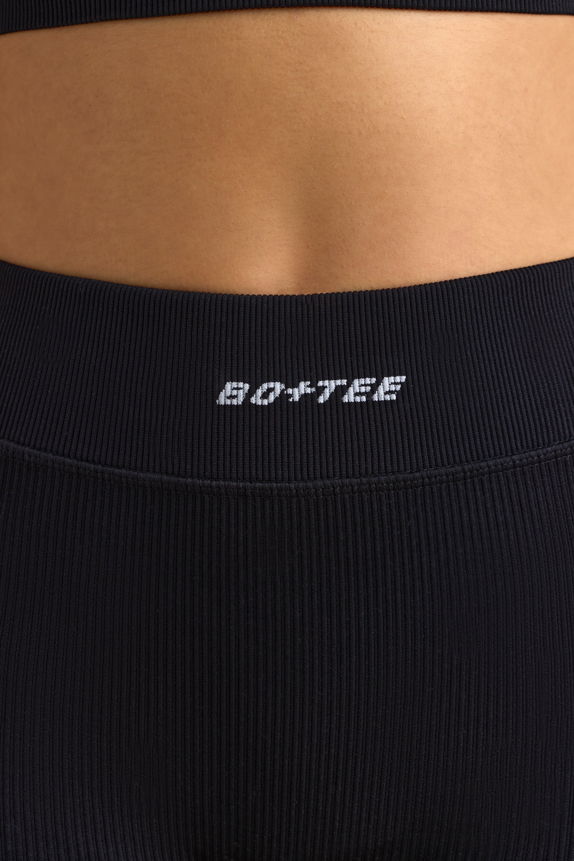 FlexiRib High-Waist Leggings in Black、mySite、solidvoid