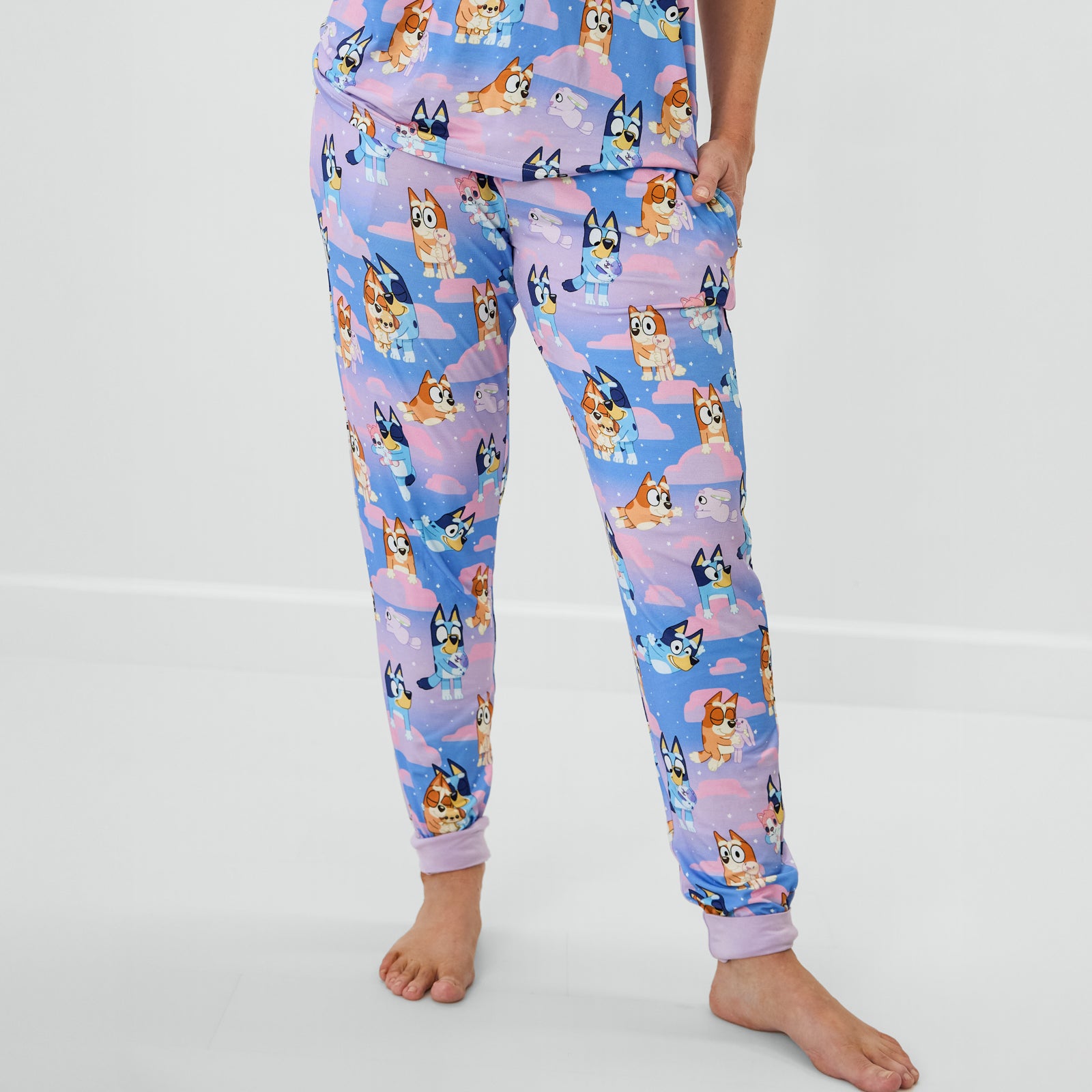  Bluey Purple Sleepytime Women's Pajama Pants、mySite、layawaytickets
