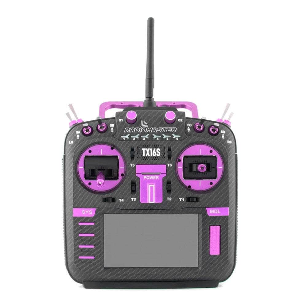  RadioMaster TX16S MKII MAX Joshua Bardwell Edition EdgeTX RC Transmitter w/ V4.0 Hall Gimbals - ELRS、mySite、merchandisen