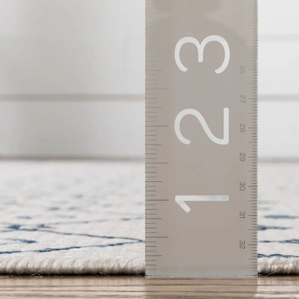 Nord Moroccan Tribal Indoor Outdoor Light Blue Flatweave Rug、mySite、gigharbornorthrealestate