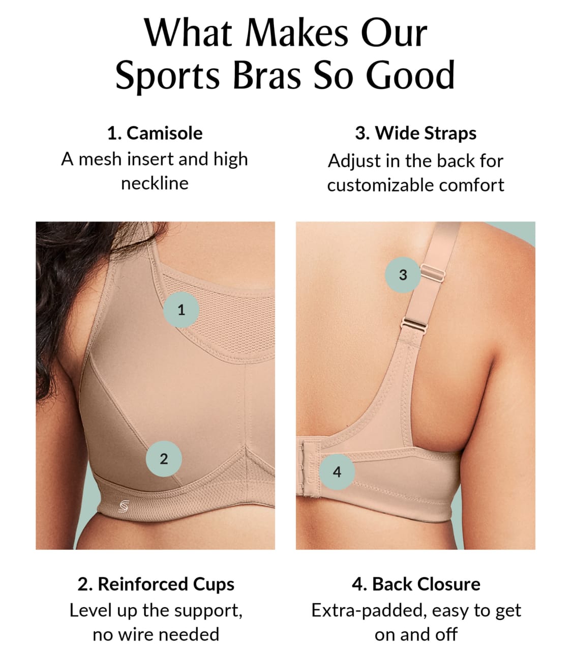  No-Bounce Cami Wire-Free Sports Bra、mySite、justintrudeaud