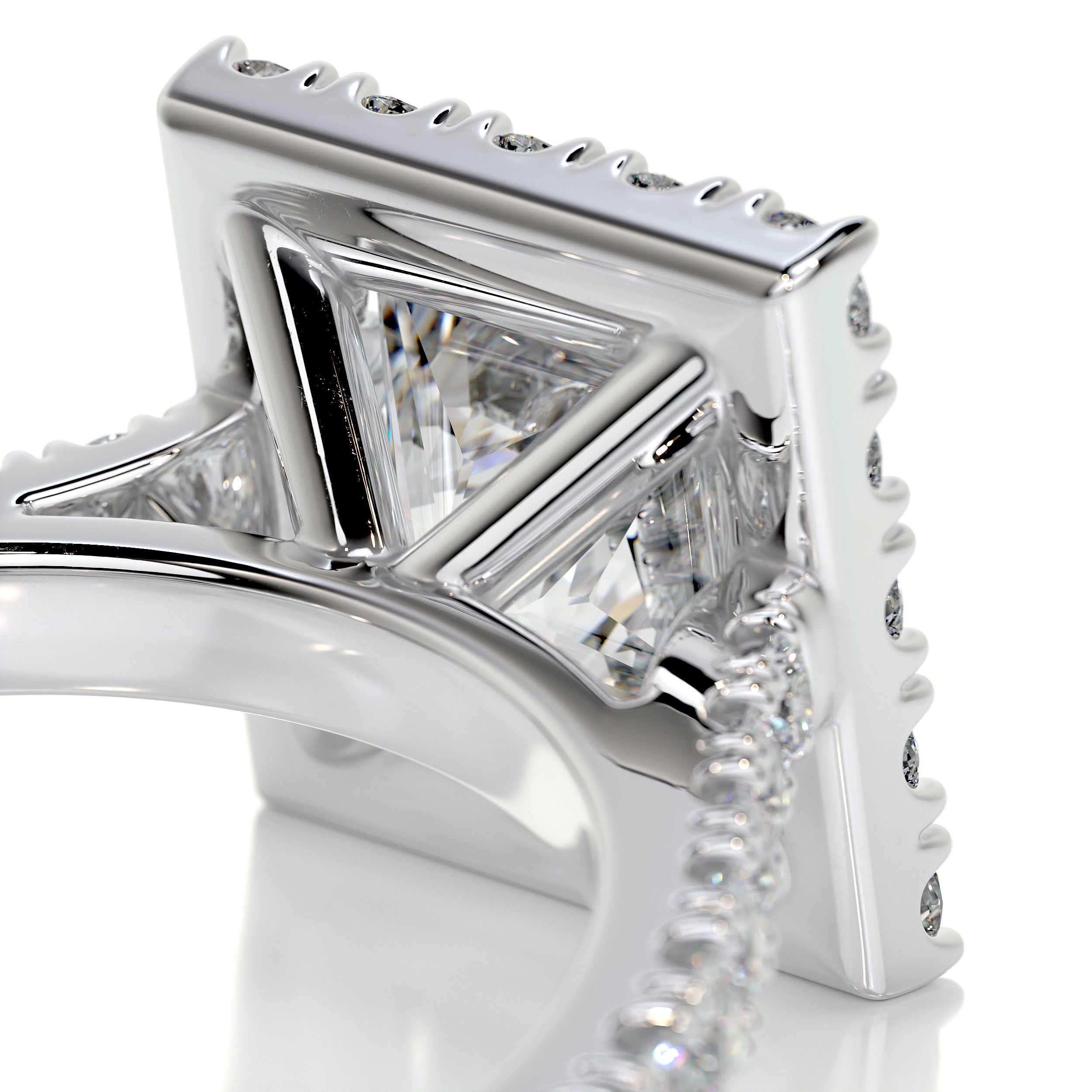 Patricia Diamond Engagement Ring -18K White Gold、mySite、hinf8tx79