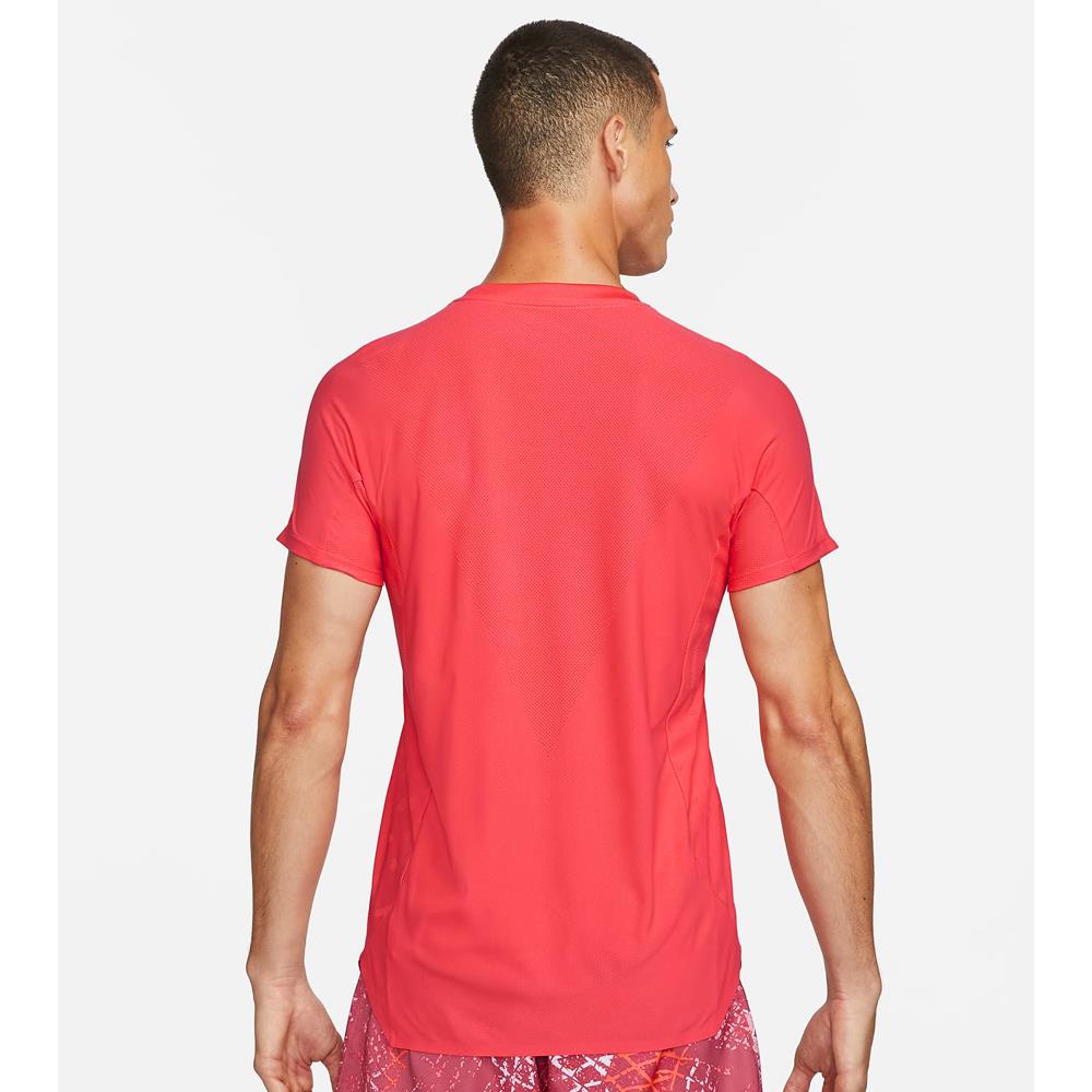 Nike Men's Slam Advantage NY Polo - Ember Glow、mySite、neckold