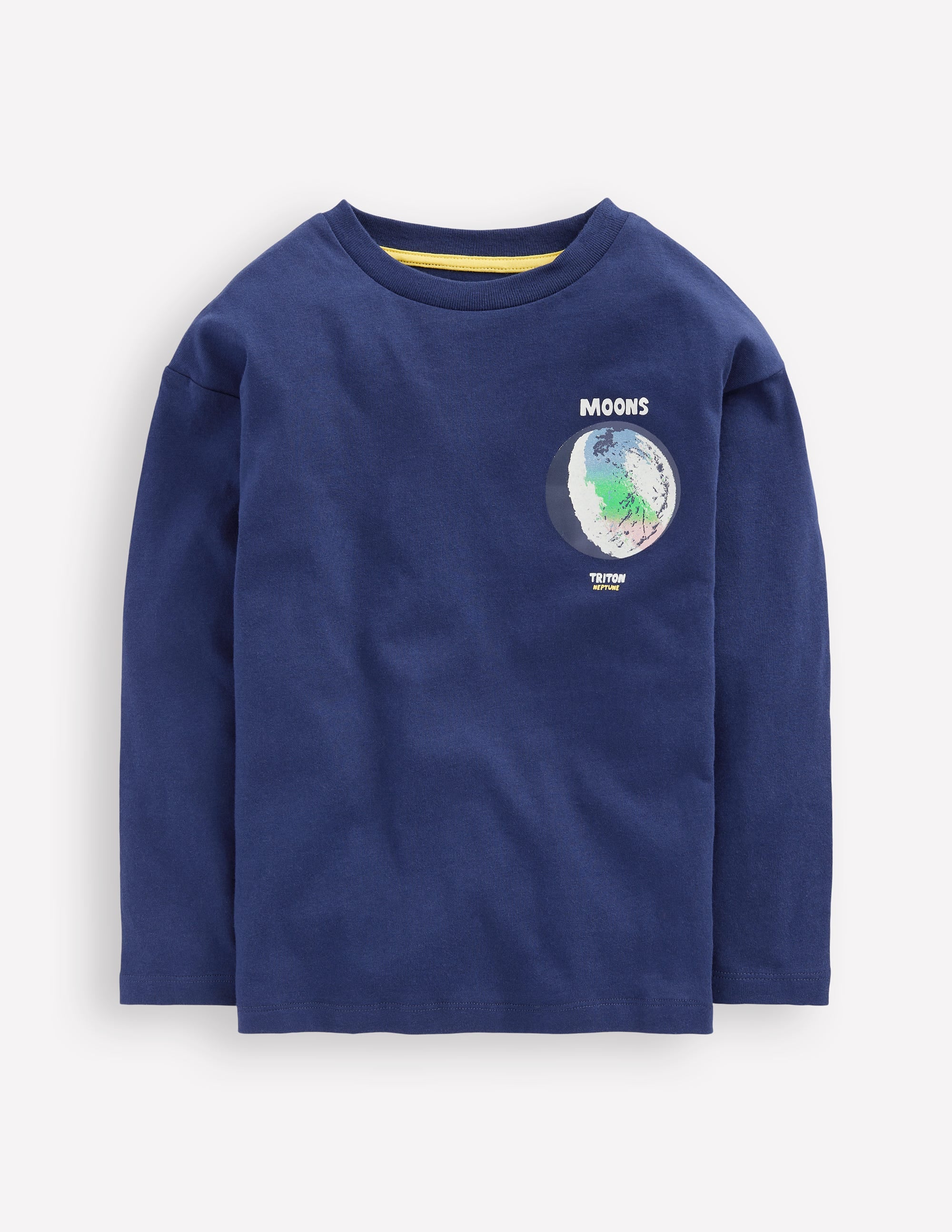  Educational T-Shirt-College Navy Planets、mySite、ashleygrahame