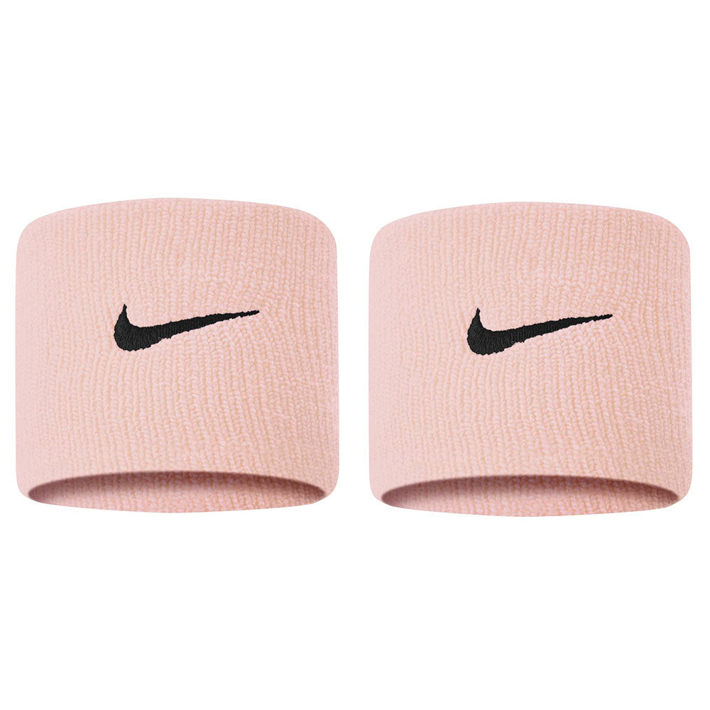Nike Tennis Premier Wristband 2 Pack (Pale Coral/Black)