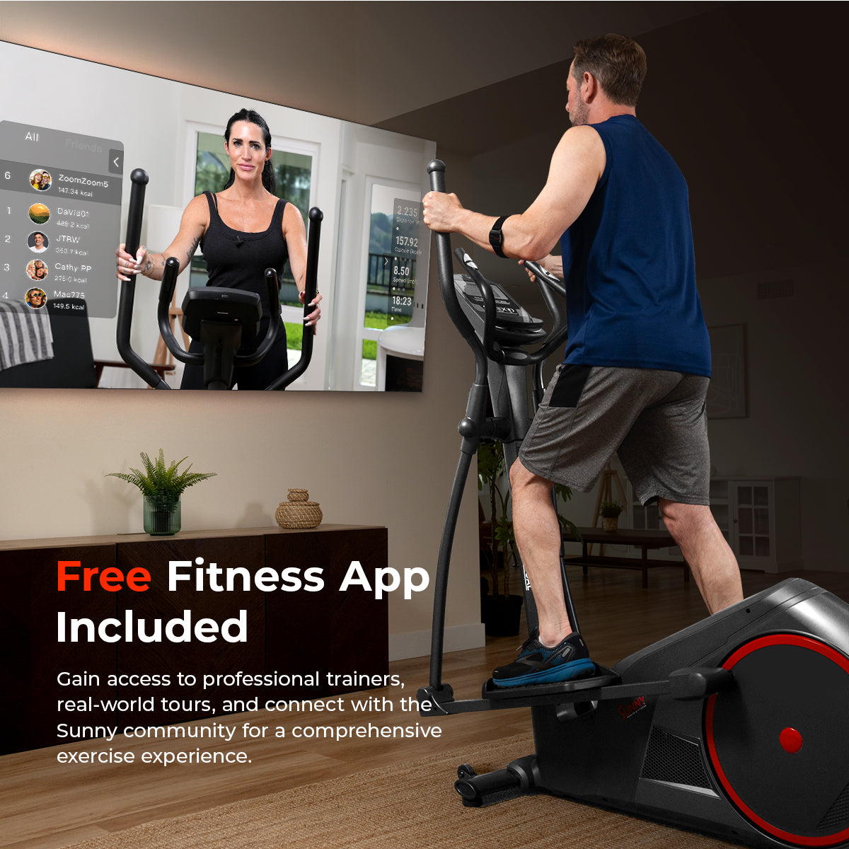  Smart Heavy-Duty Elliptical Training Machine、mySite、ghnorth