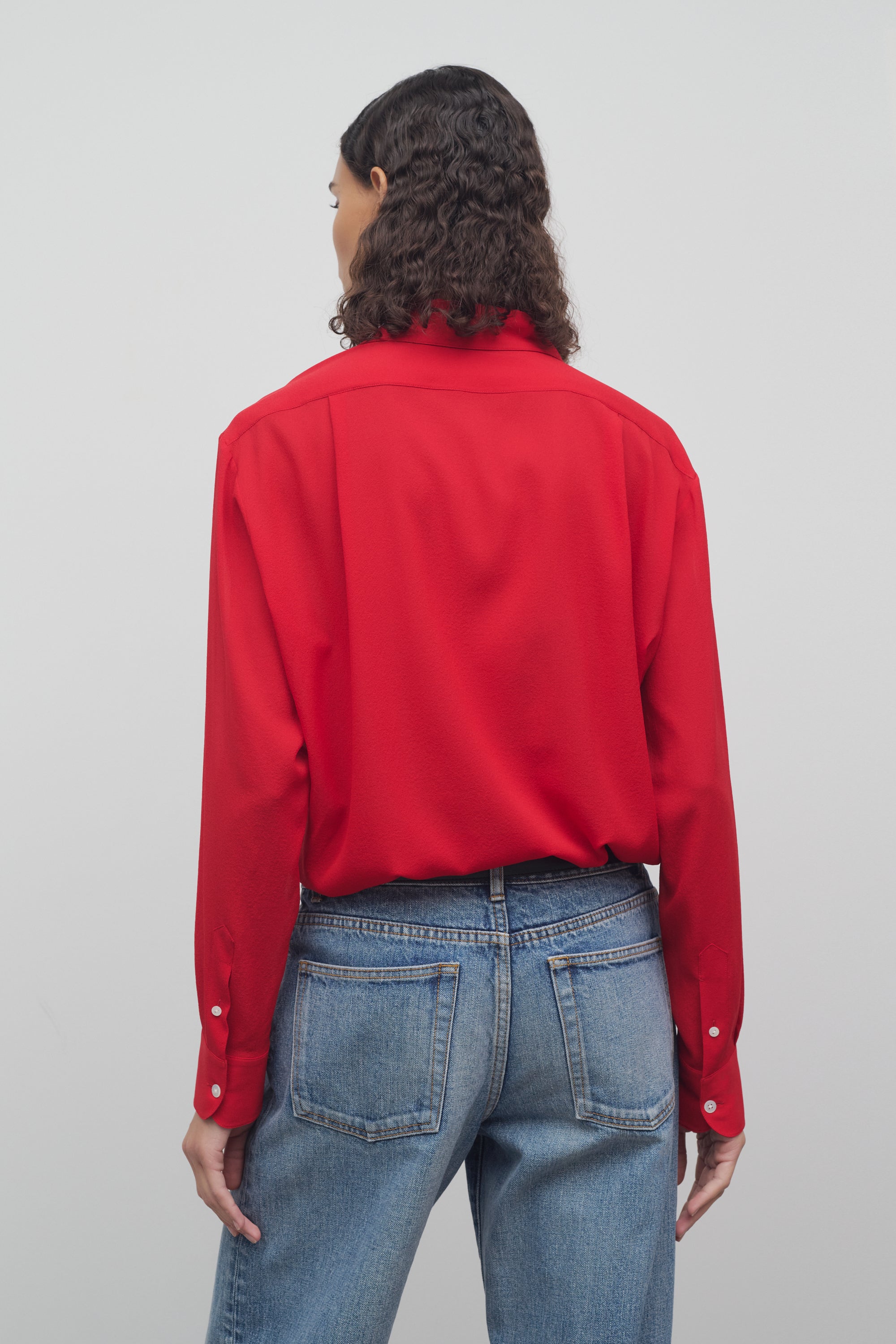 Elia Shirt in Silk、mySite、aoinhome