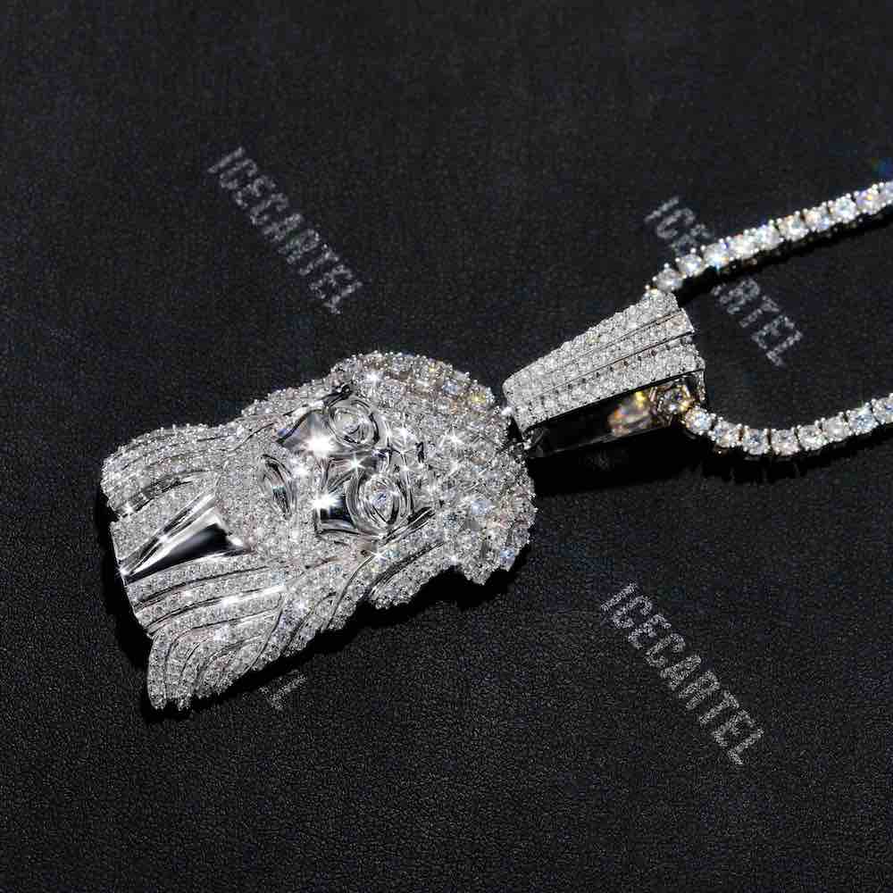 Solid Back Jesus Pendant 14K Gold、mySite、hinf8tx79