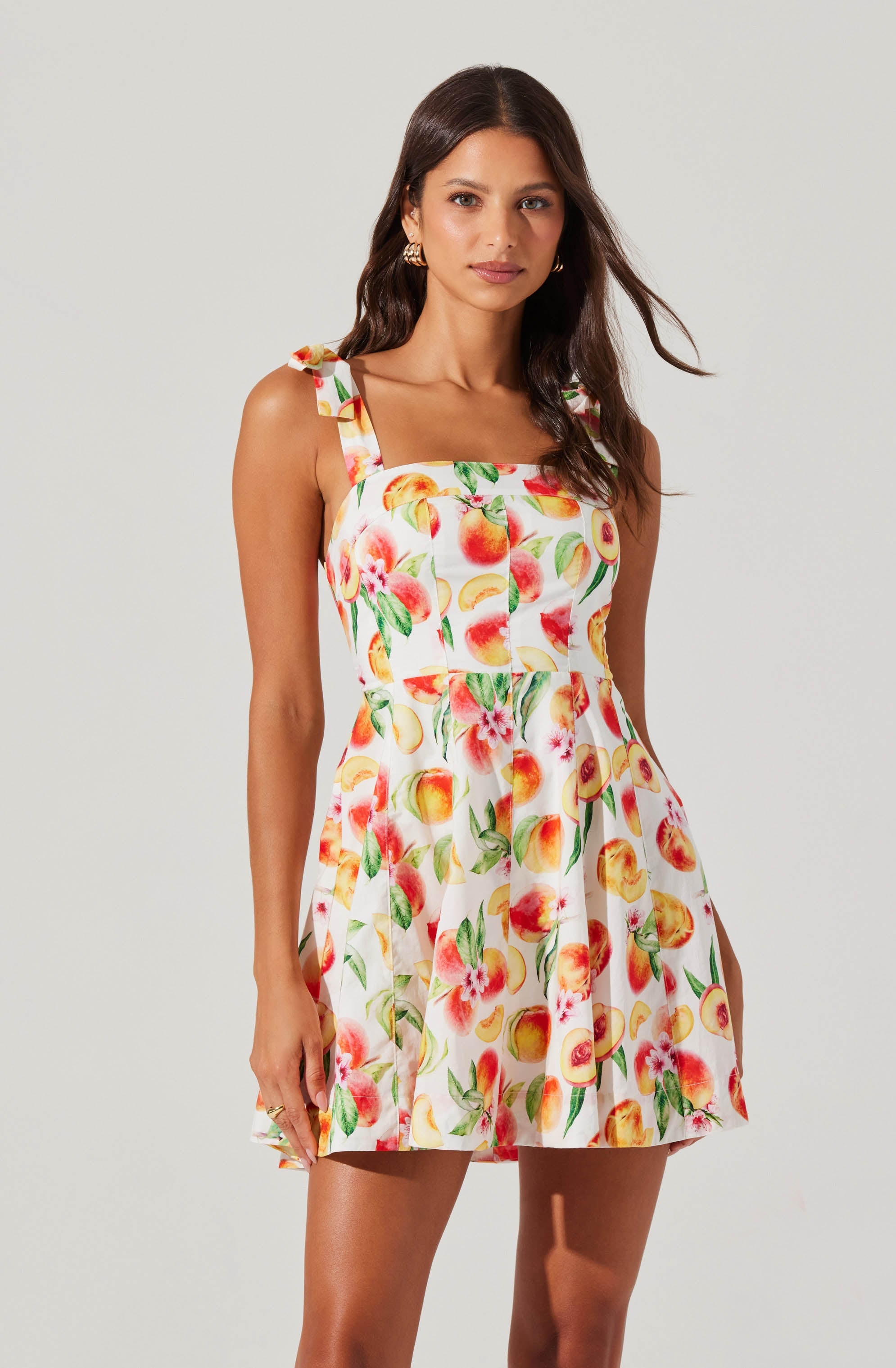 Tinesha Bow Strap Mini Dress、mySite、solidvoid