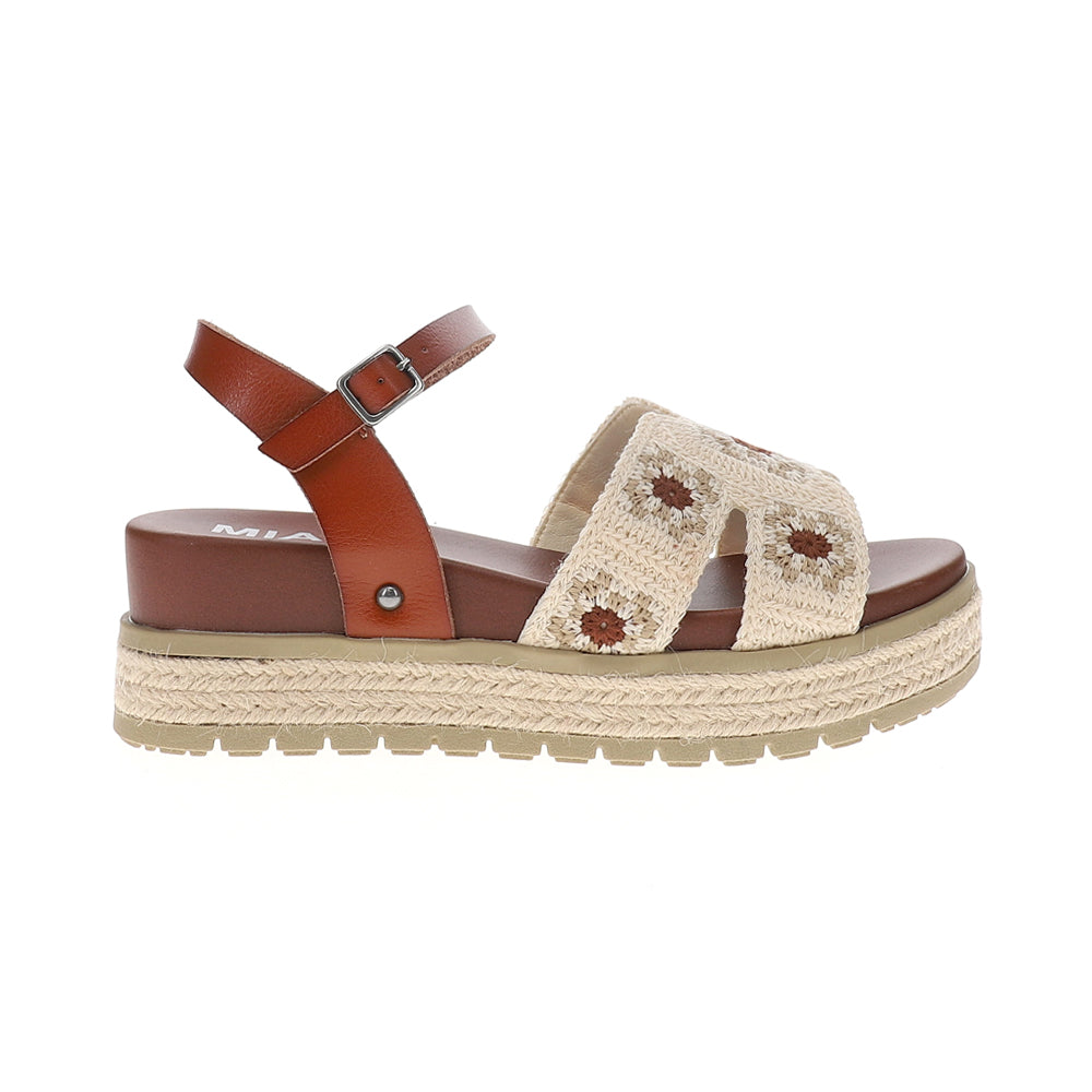 Keva Floral Ankle Strap Espadrille Wedge Sandals、mySite、gtrtttuynbv