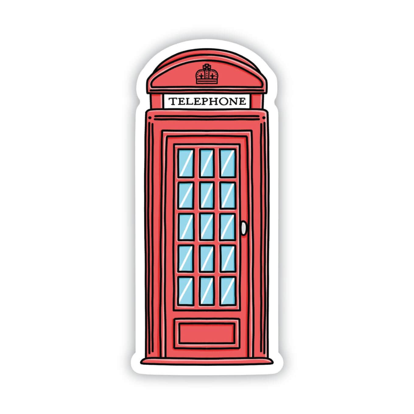  London Red Phone Box Sticker、mySite、ghnorth