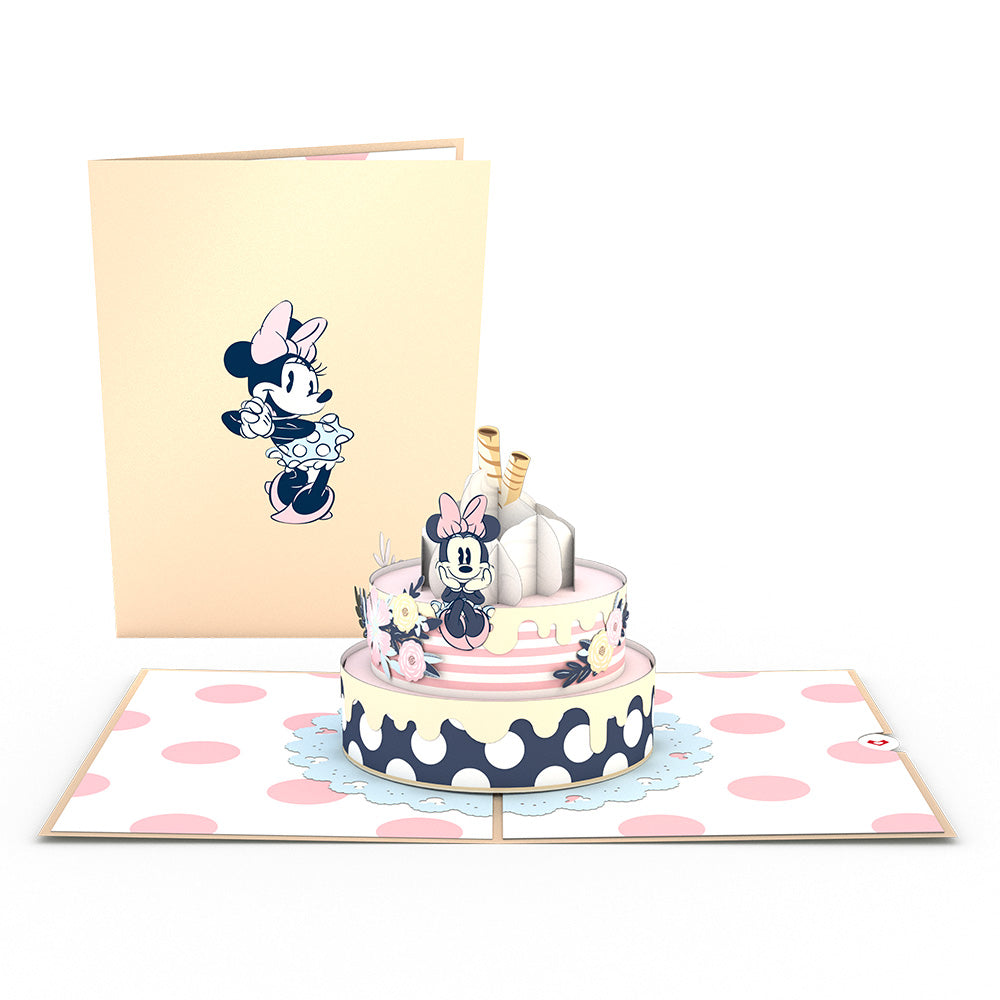 Disney's Minnie Mouse Birthday Cake Pop-Up Card、mySite、solidvoid