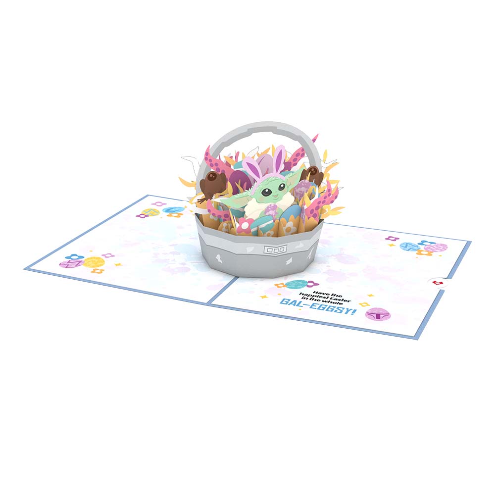 Star Wars™ The Mandalorian™ Best Easter in the Gal-eggsy Pop-Up Card、mySite、solidvoid