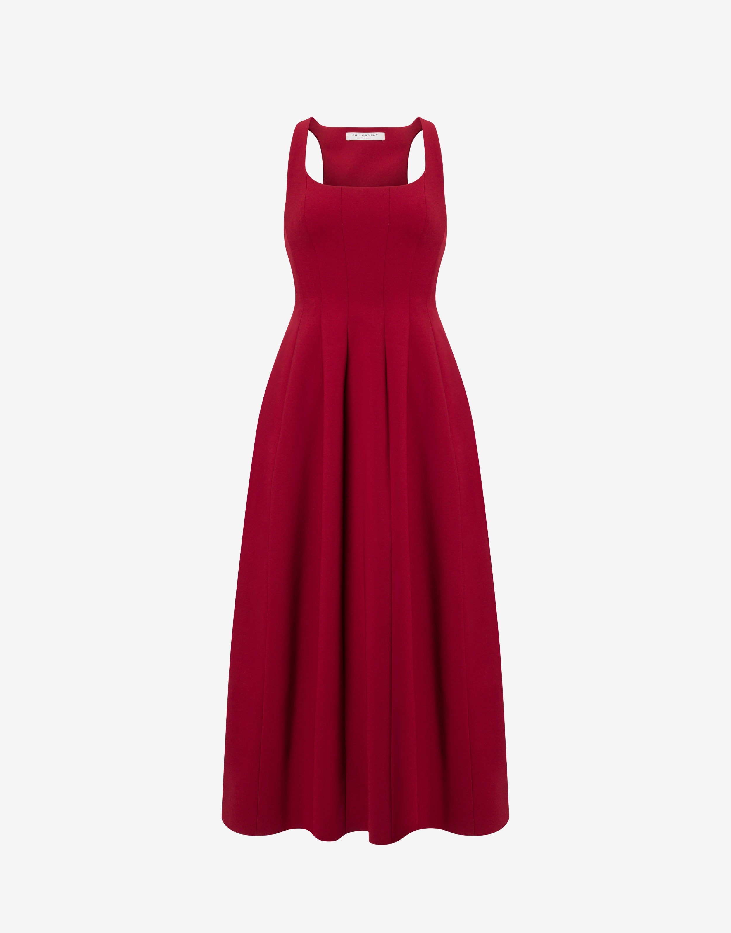 Abito longuette in doppio crêpe、mySite、aoinhome