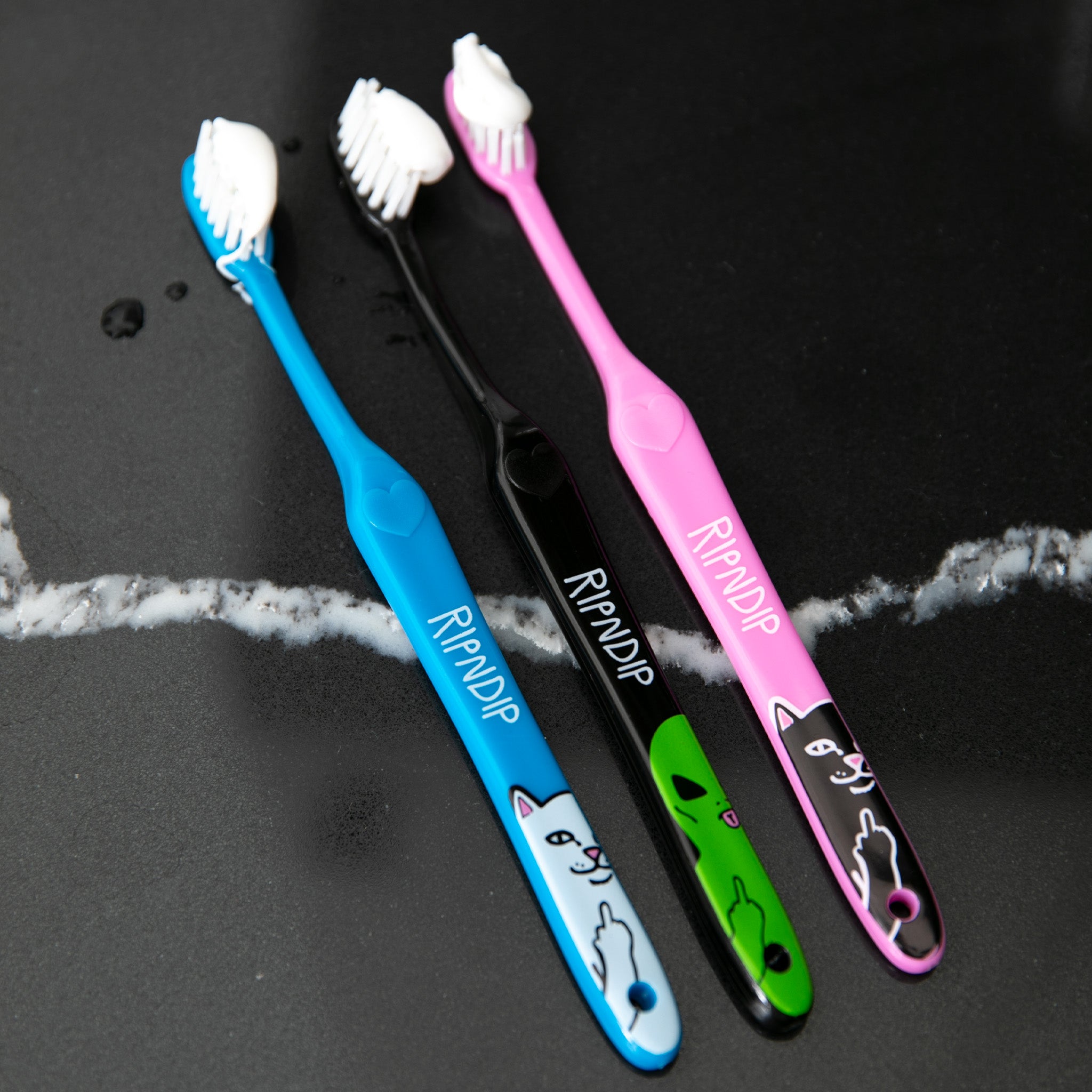  RIPNDIP Characters Toothbrush 3 Pack (Multi)、mySite、merchandisen