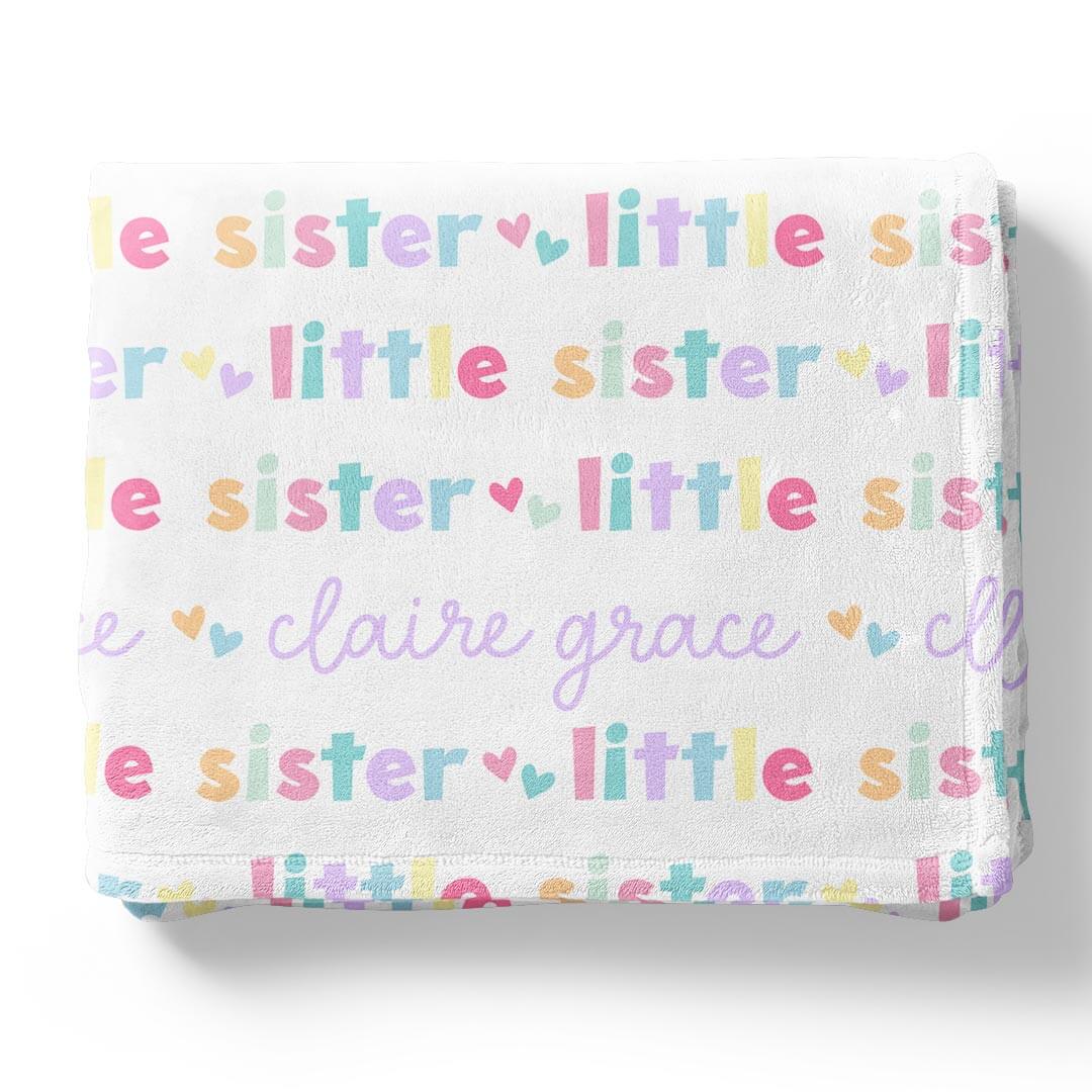  Personalized Kids Blanket | Little Sibling、mySite、layawaytickets