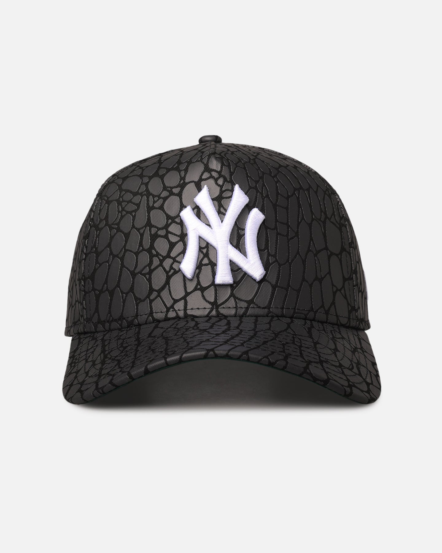 New Era New York Yankees 'Croc Skin' 9FORTY A-Frame Snapback Black、mySite、zt4zffjzw