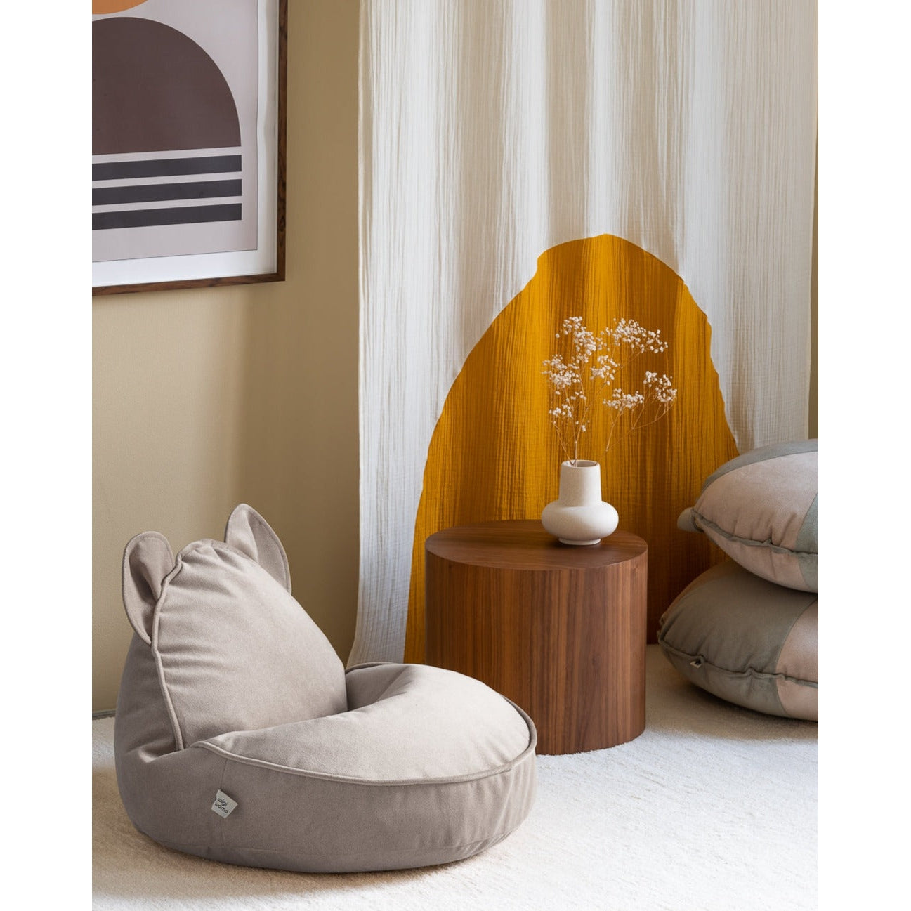 Dusty Beige Bear Beanbag、mySite、gigharbornorthrealestate