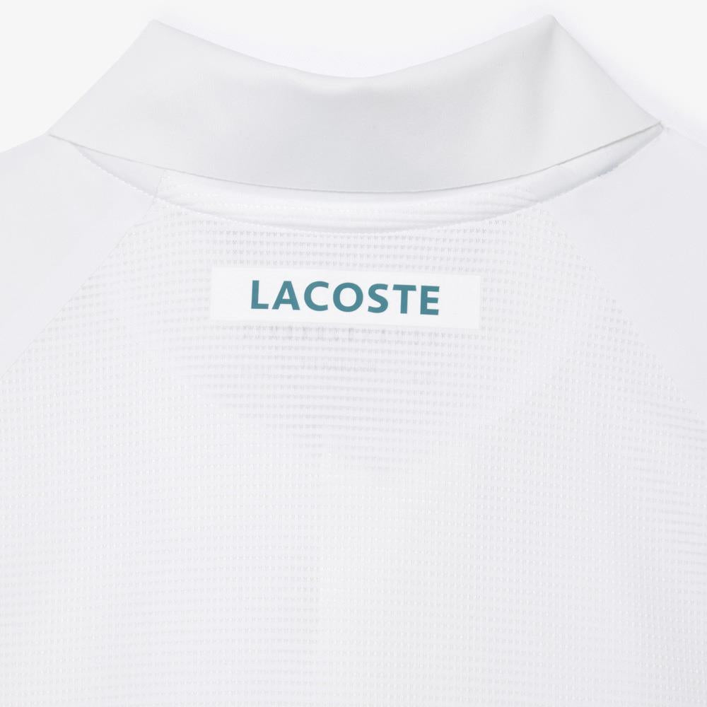 Lacoste Men's Novak Djokovic X Ultra Dry Polo - White