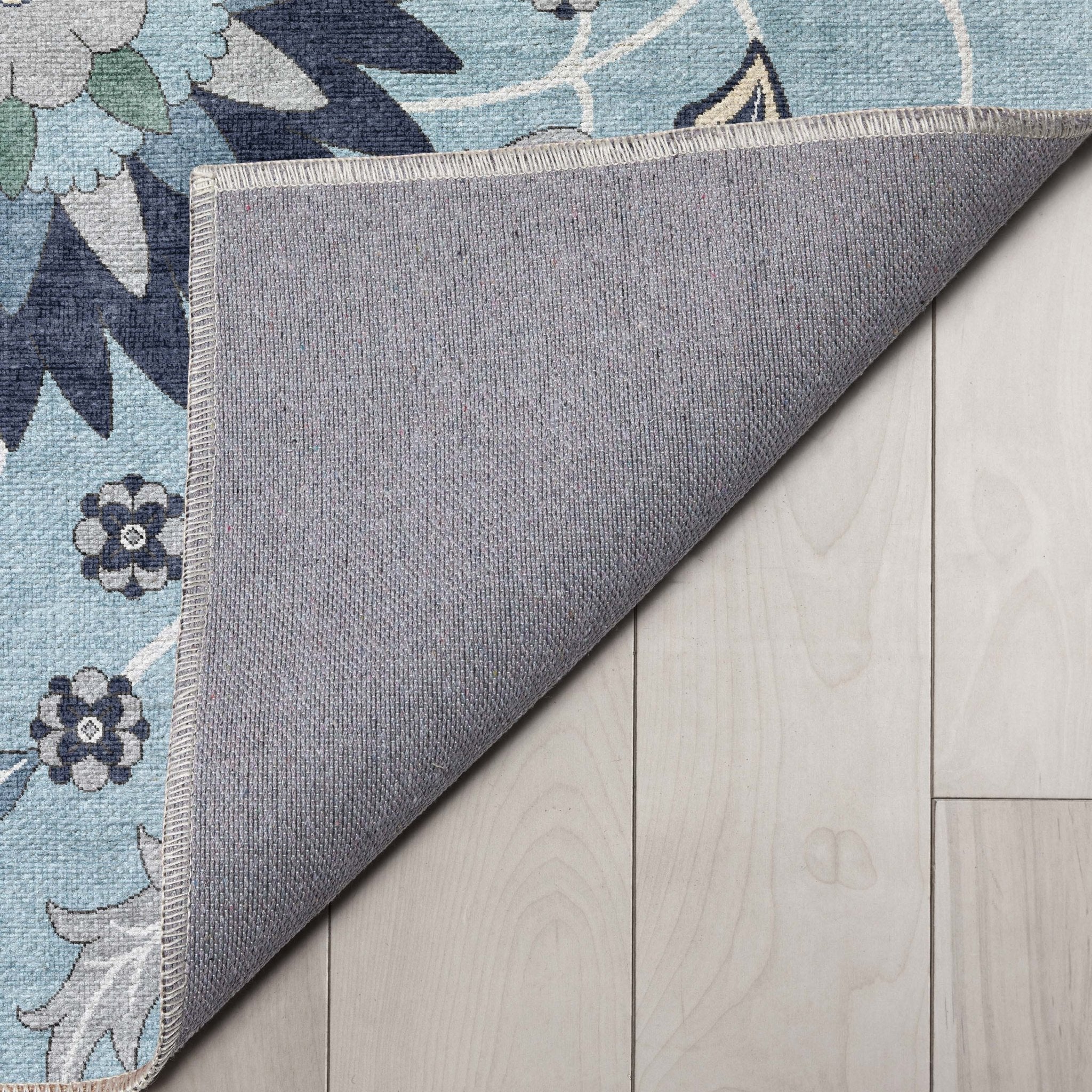 Charlotte Transitional Floral Flat-Weave Rug、mySite、gigharbornorthrealestate