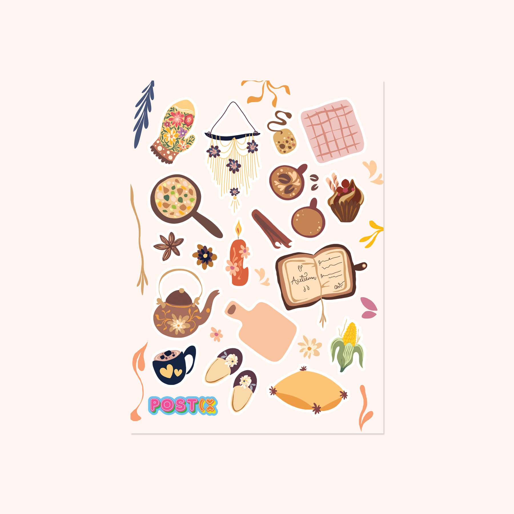  Winter Kitchen Sticker Sheet、mySite、ghnorth