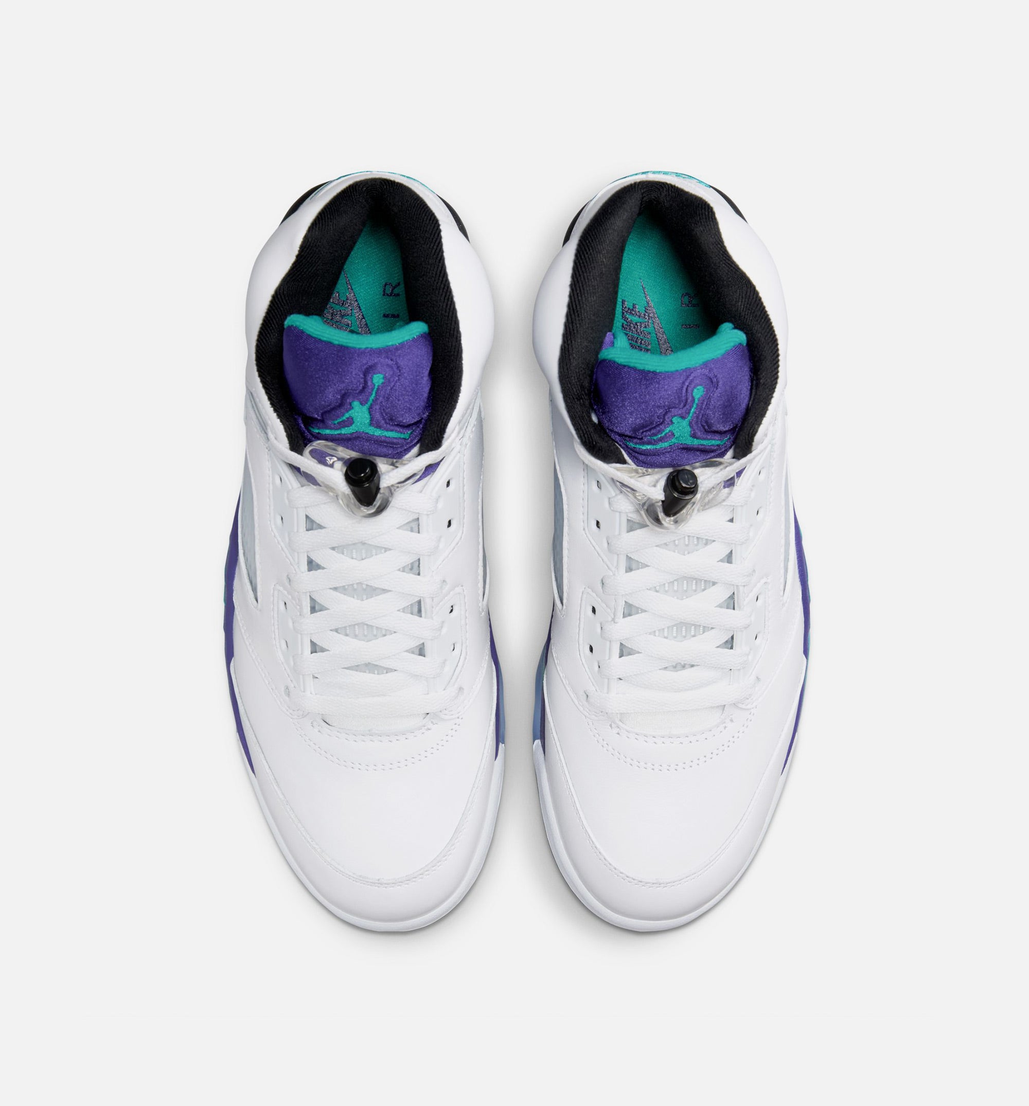 Air Jordan 5 Retro Grape Mens Lifestyle Shoe - White/New Emerald/Grape Ice/Black、mySite、dreamappss