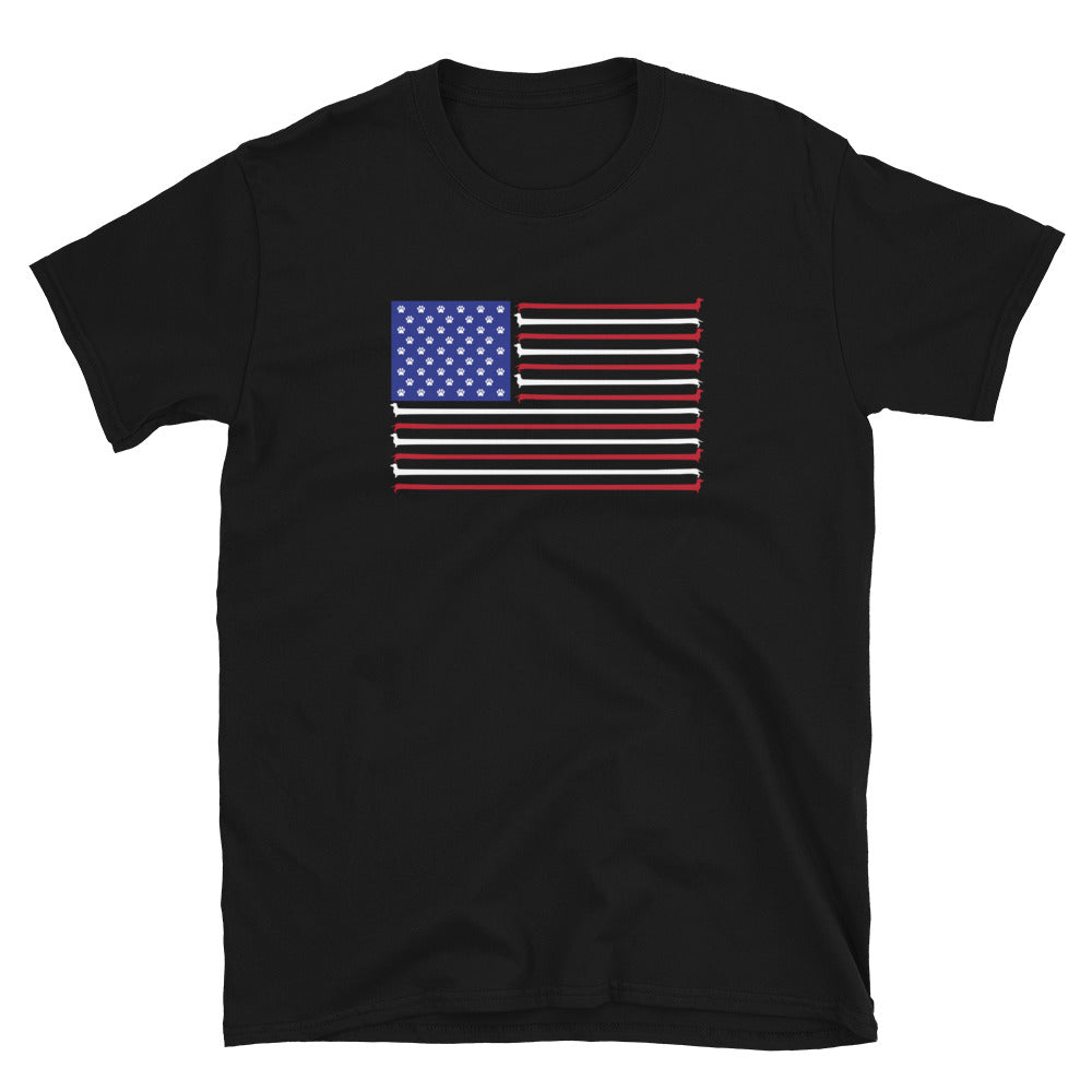 Dachshund Stars and Stripes T-Shirt、mySite、camillekostekn