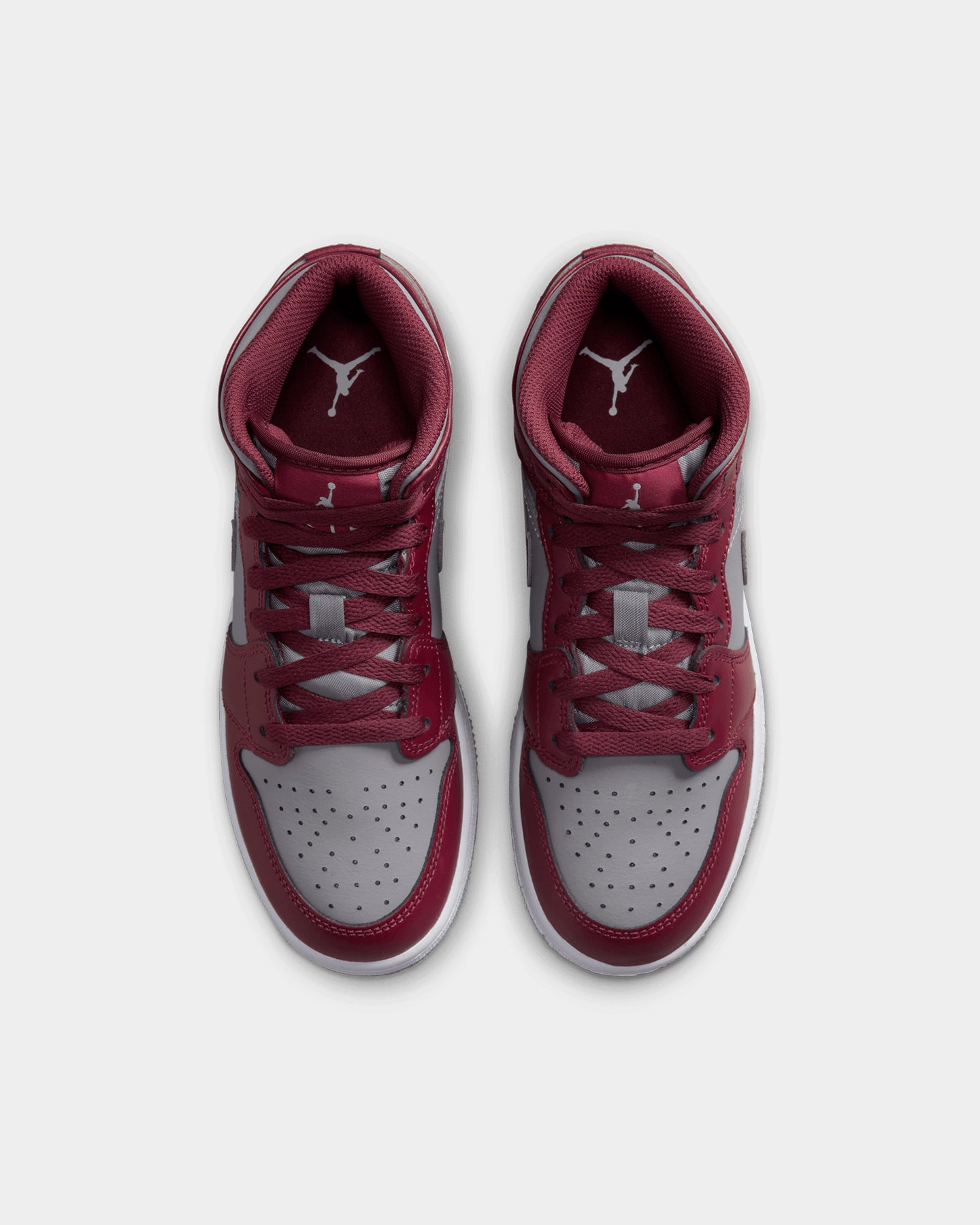 Jordan Kids' Air Jordan 1 Mid (GS) Bordeaux Cherrywood Red、mySite、zt4zffjzw