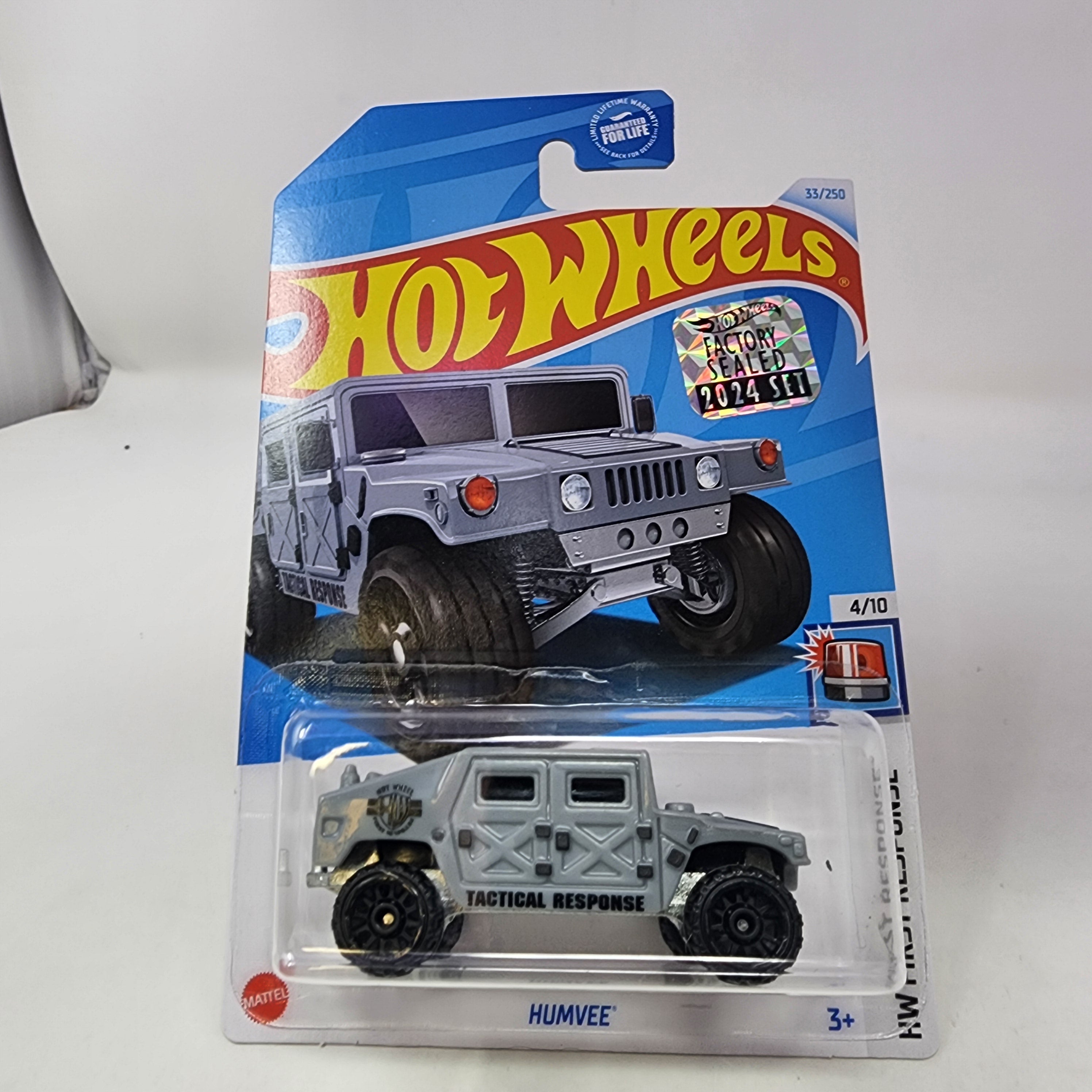 Humvee #33 * Grey * 2024 Hot Wheels Basic w/ Factory Holo、mySite、hgirdovlk
