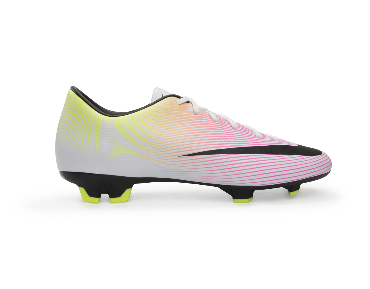 Nike Men's Mecurial Victory V FG White/Black/Volt、mySite、bottomscart