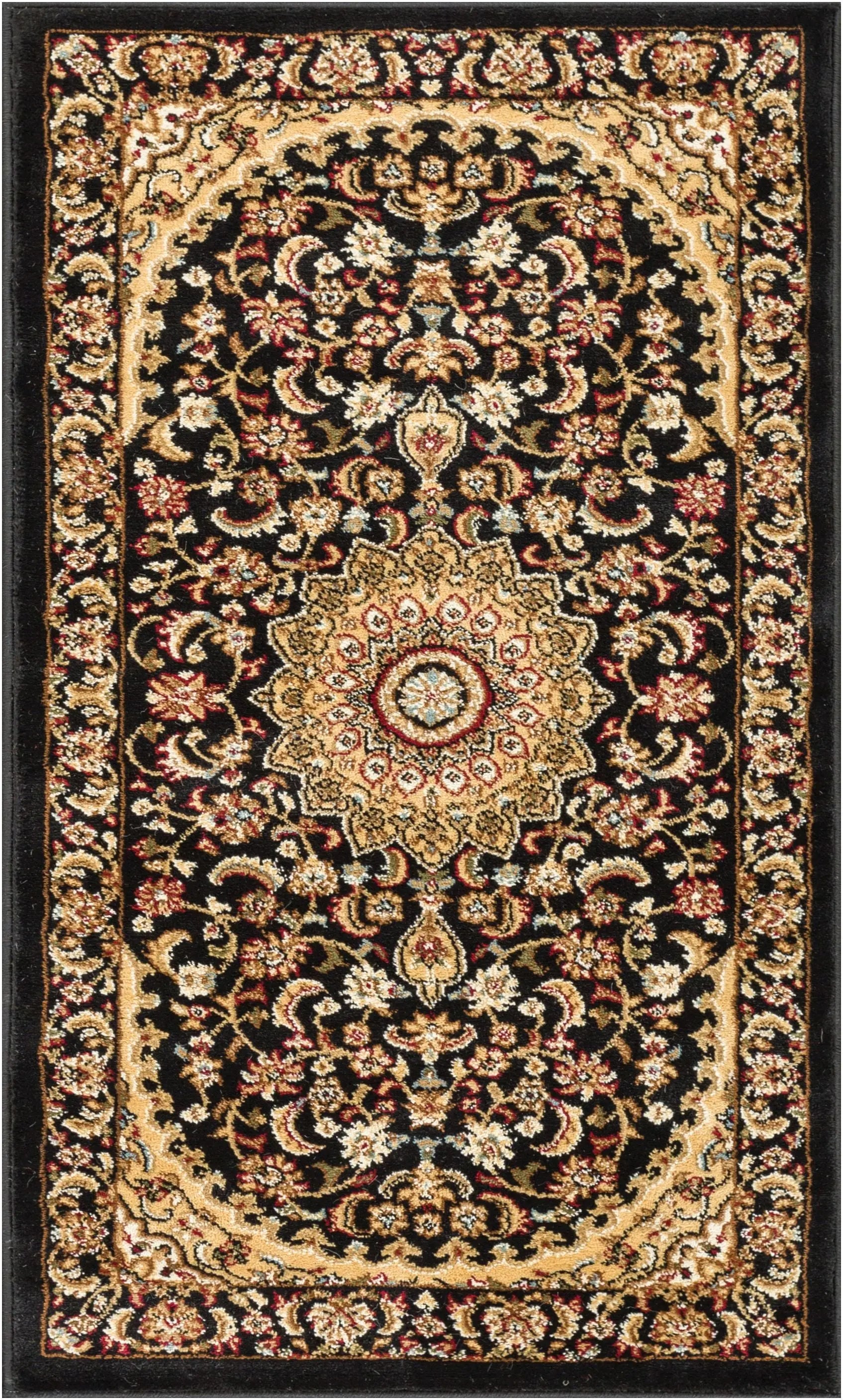 Aviva Black Traditional Rug、mySite、gigharbornorthrealestate