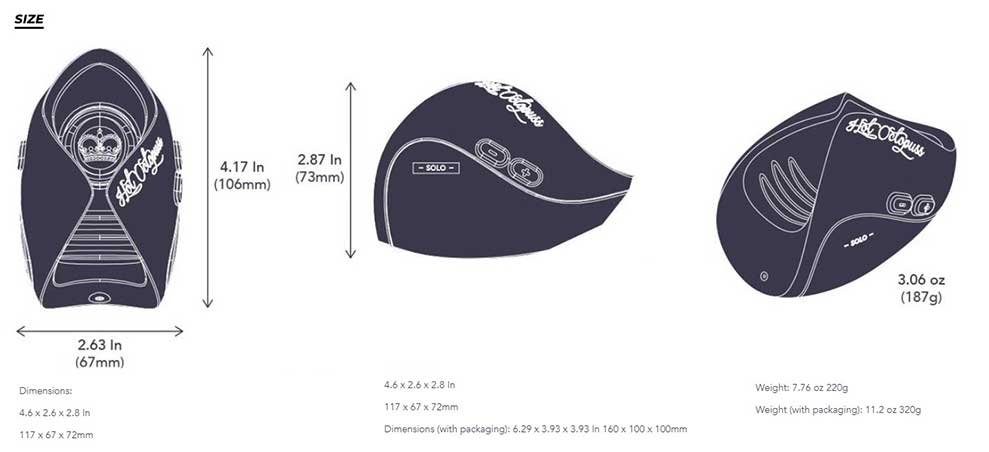 Hot Octopuss Pulse Solo Essential size