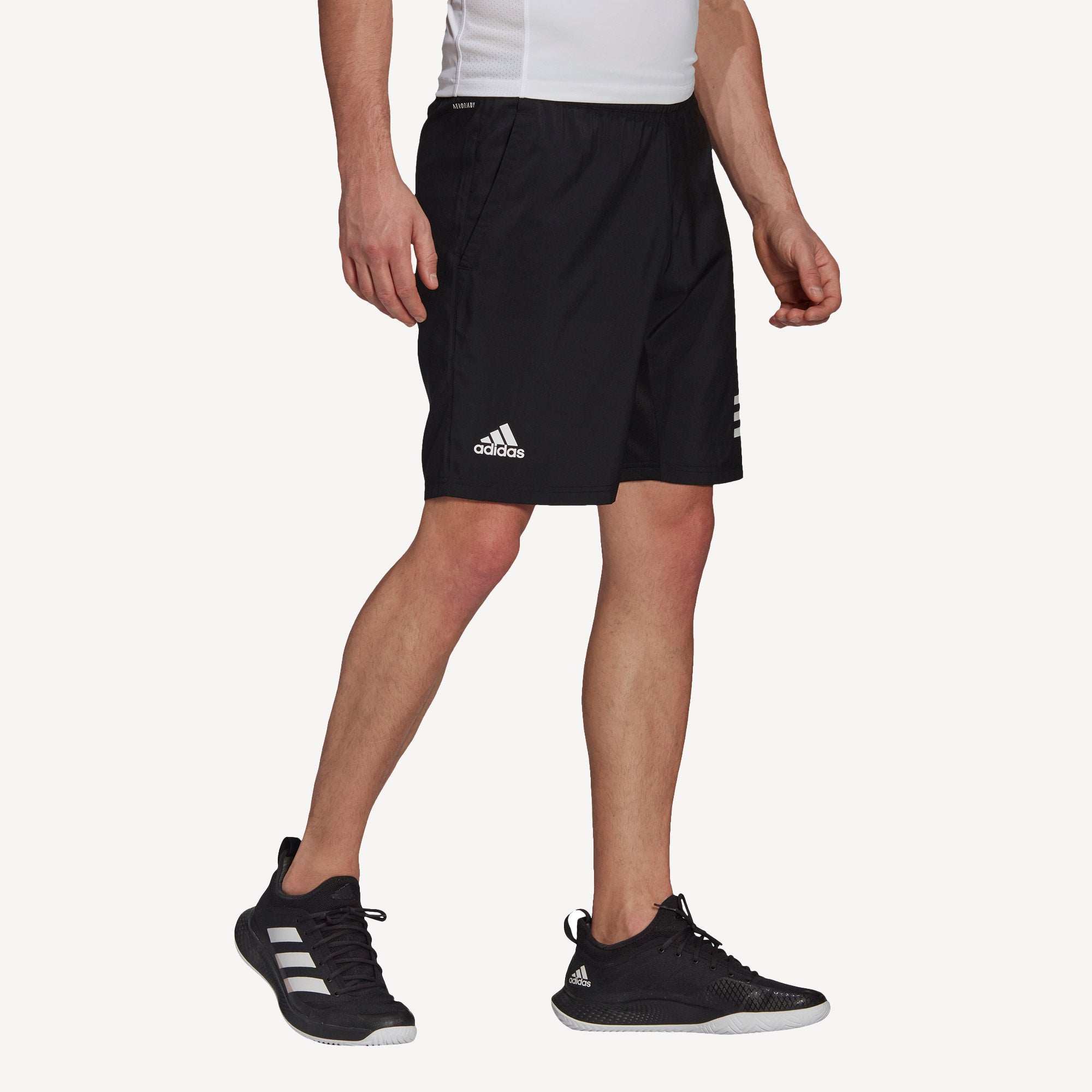 adidas Club Men's 3-Stripe 9-Inch Tennis Shorts
