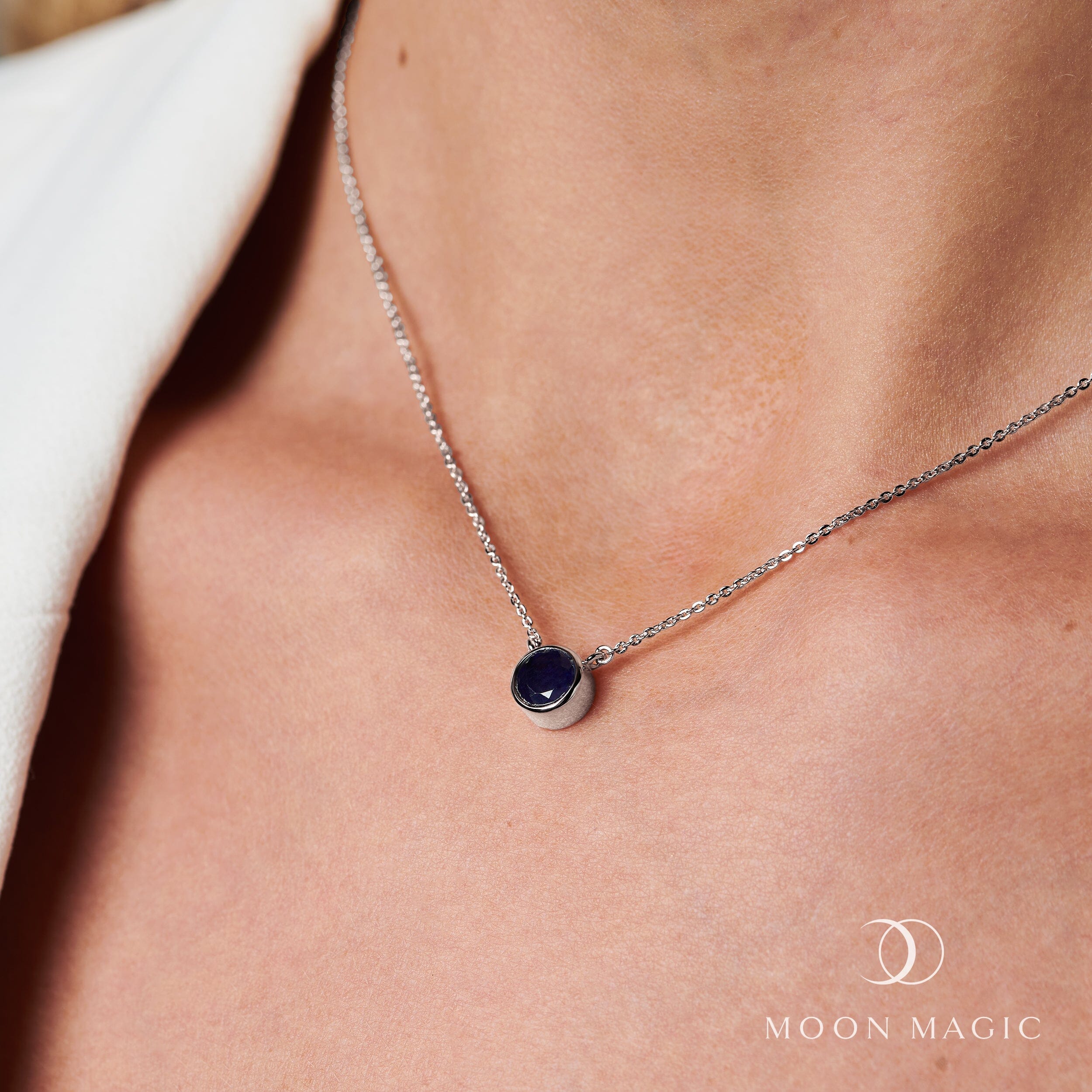 Blue Sapphire Necklace - Solitaire、mySite、hinf8tx79