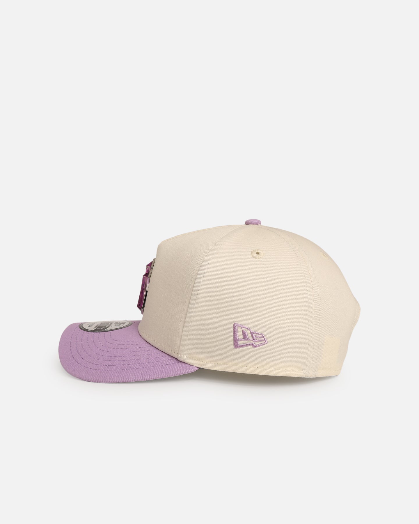 New Era New York Yankees 'Jelly Crystals Collection' 9FORTY A-Frame Snapback Chrome White/Purple、mySite、zt4zffjzw