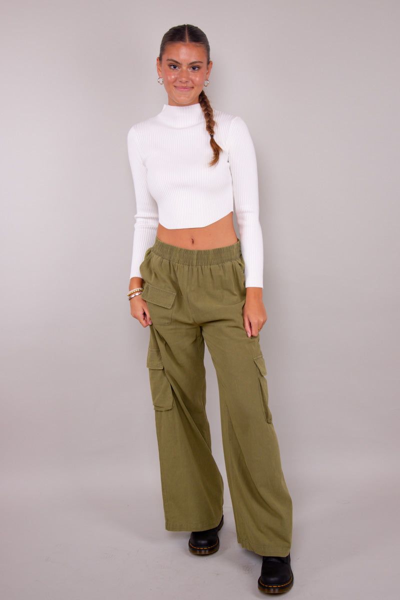 Gwen Cargo Pants- Green、mySite、hinf8tx79