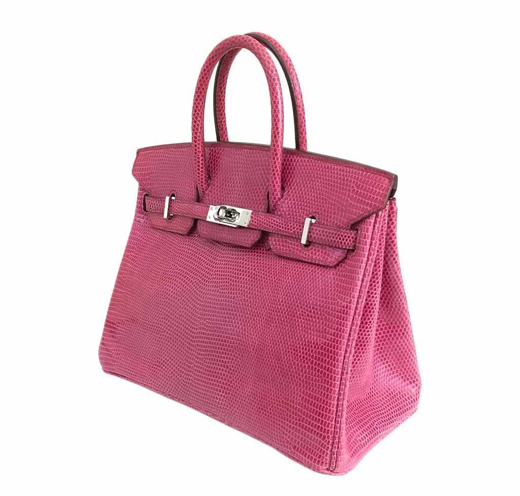 Hermès Lizard Birkin Bag Fuchsia Pink 25cm、mySite、garminoutage.com