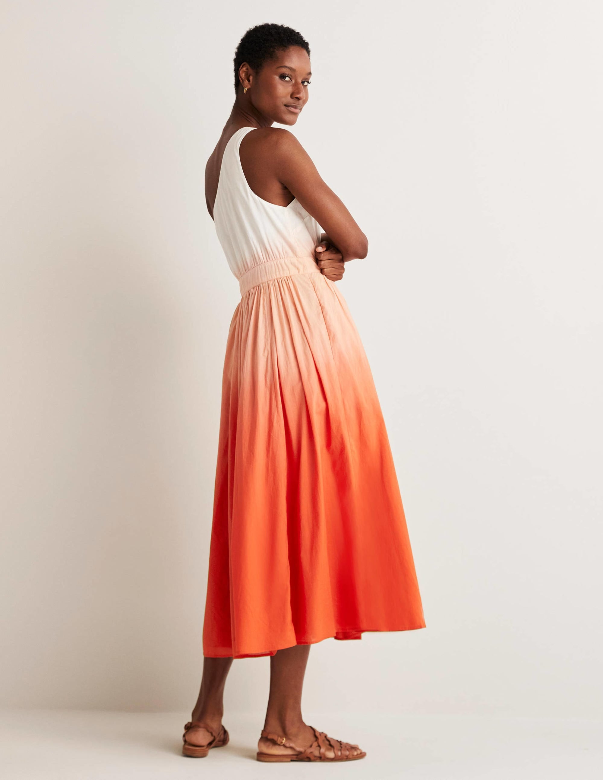  One Shoulder Midi Dress-Firecracker Dip Dye、mySite、ashleygrahame