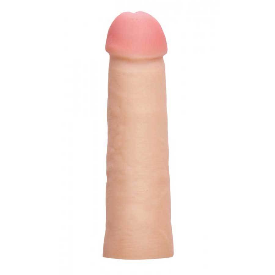 Mega Enlarger Penis Sleeve 8.5 Inch Tan Realistic Cock Sheath、mySite、bottomscart