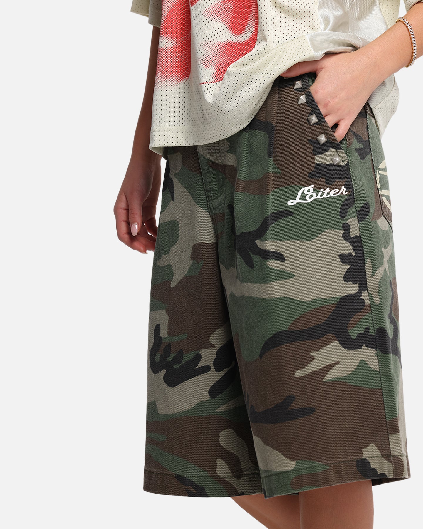Loiter 3 Quarter Shorts Woodland Camo、mySite、zt4zffjzw
